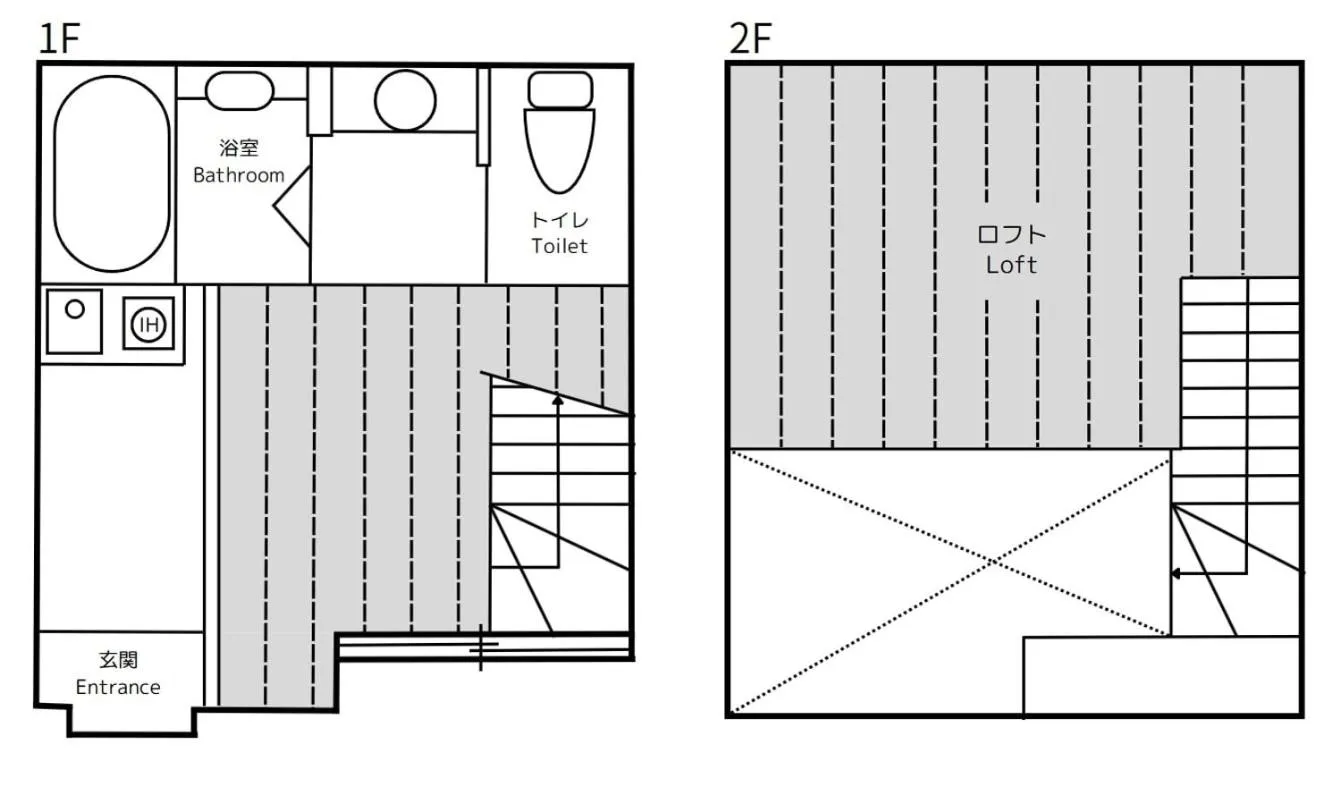 Floor plan in Tsumugi Hachijo Muromachi