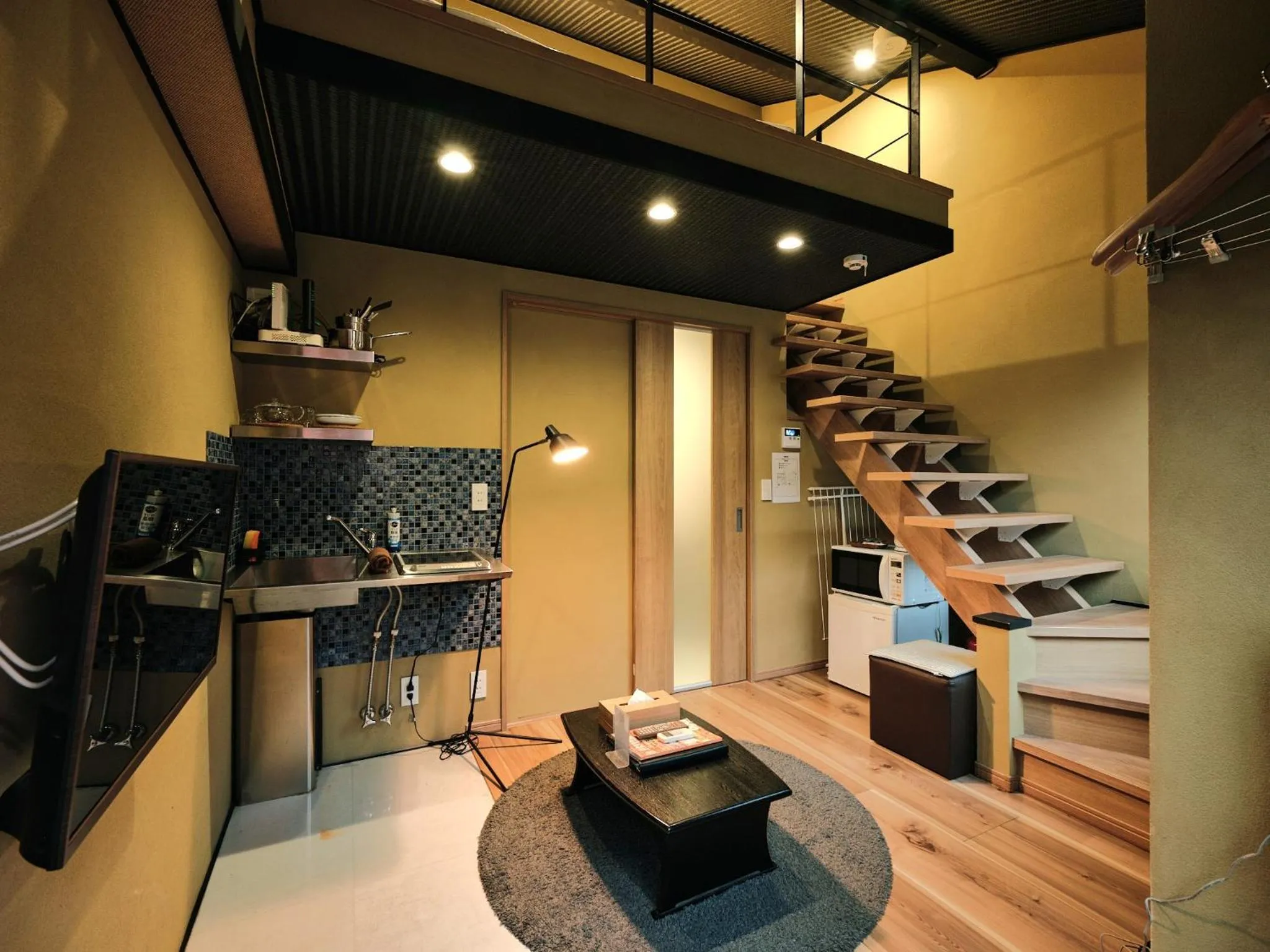 Living room in Tsumugi Hachijo Muromachi