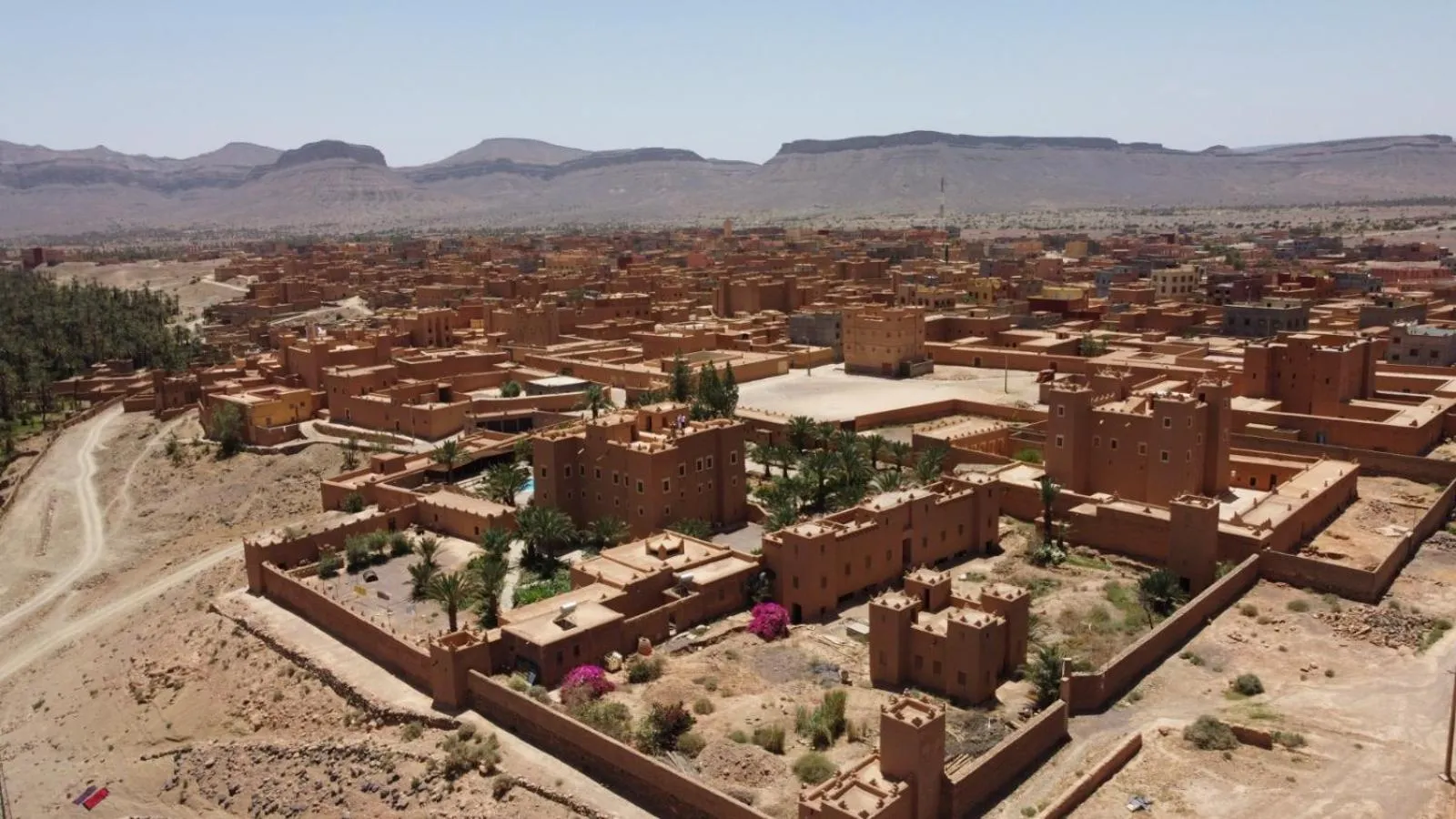 Natural landscape in Kasbah Baha Baha