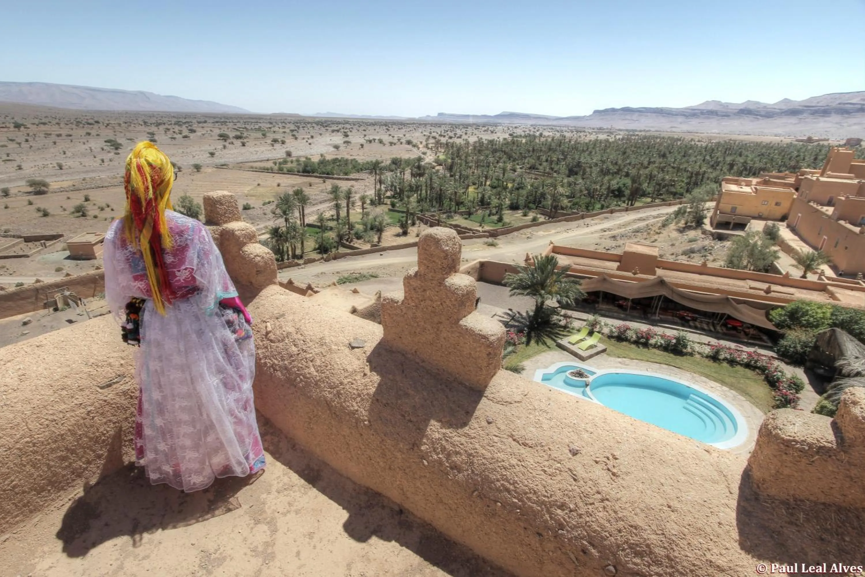 Swimming pool in Kasbah Baha Baha