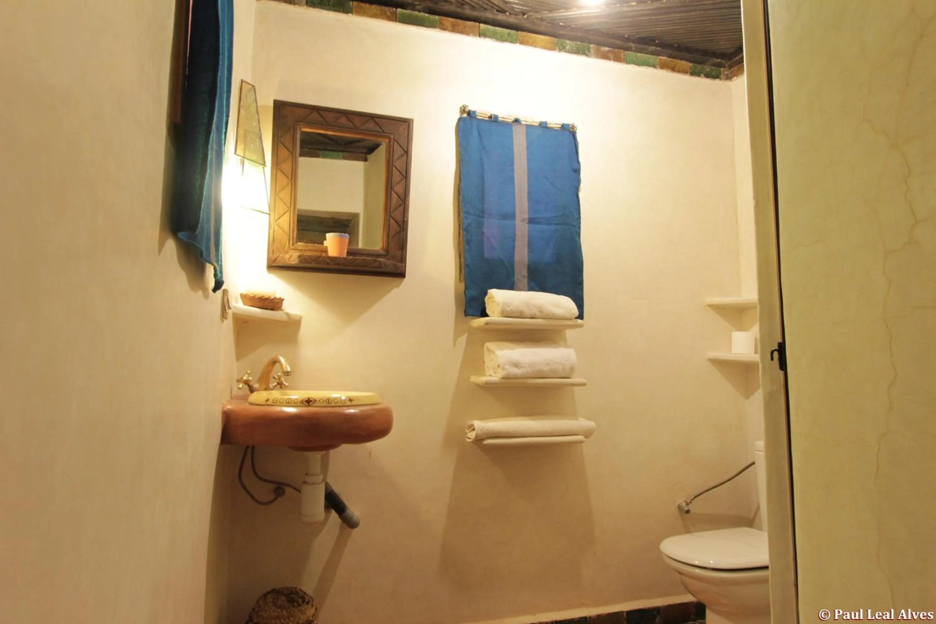 Toilet in Kasbah Baha Baha