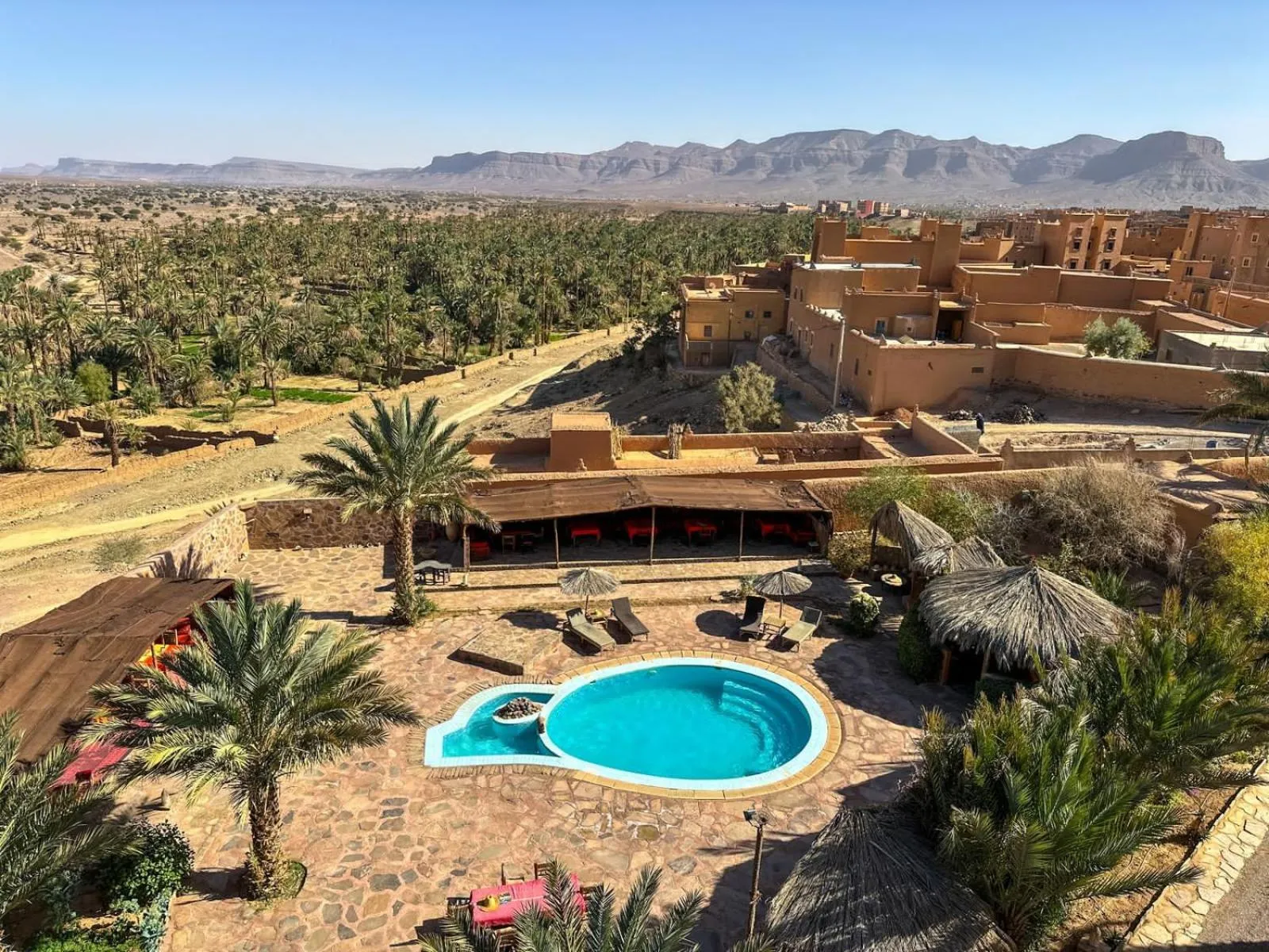 City view in Kasbah Baha Baha