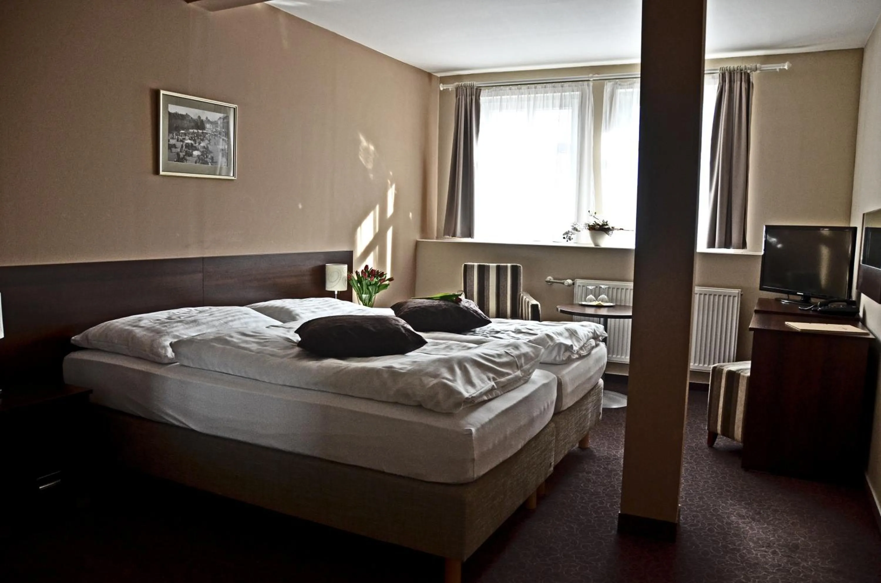 Photo of the whole room, Bed in Hotel U Hradu