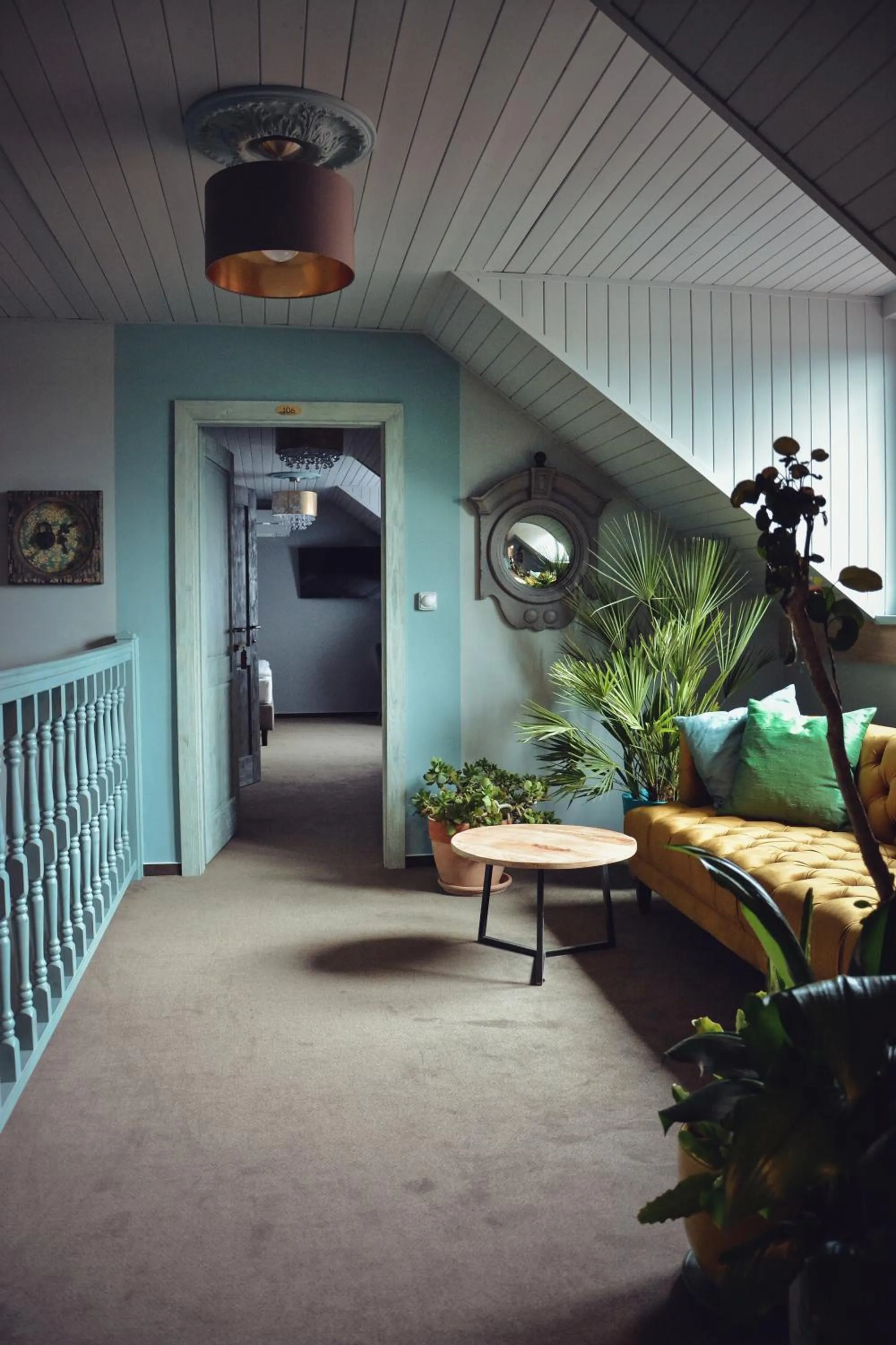 Bed in Hotel U Hradu