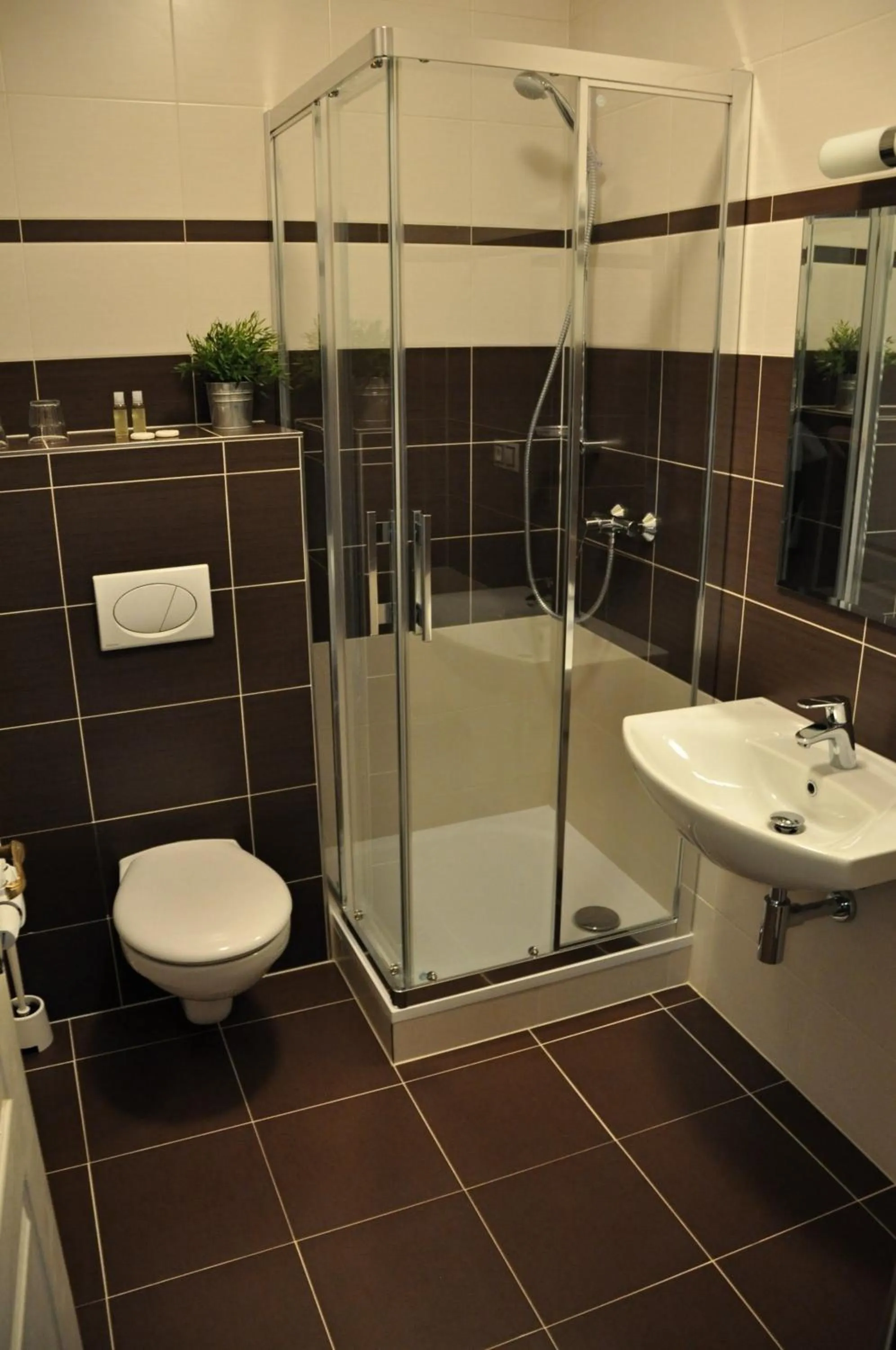 Bathroom in Hotel U Hradu