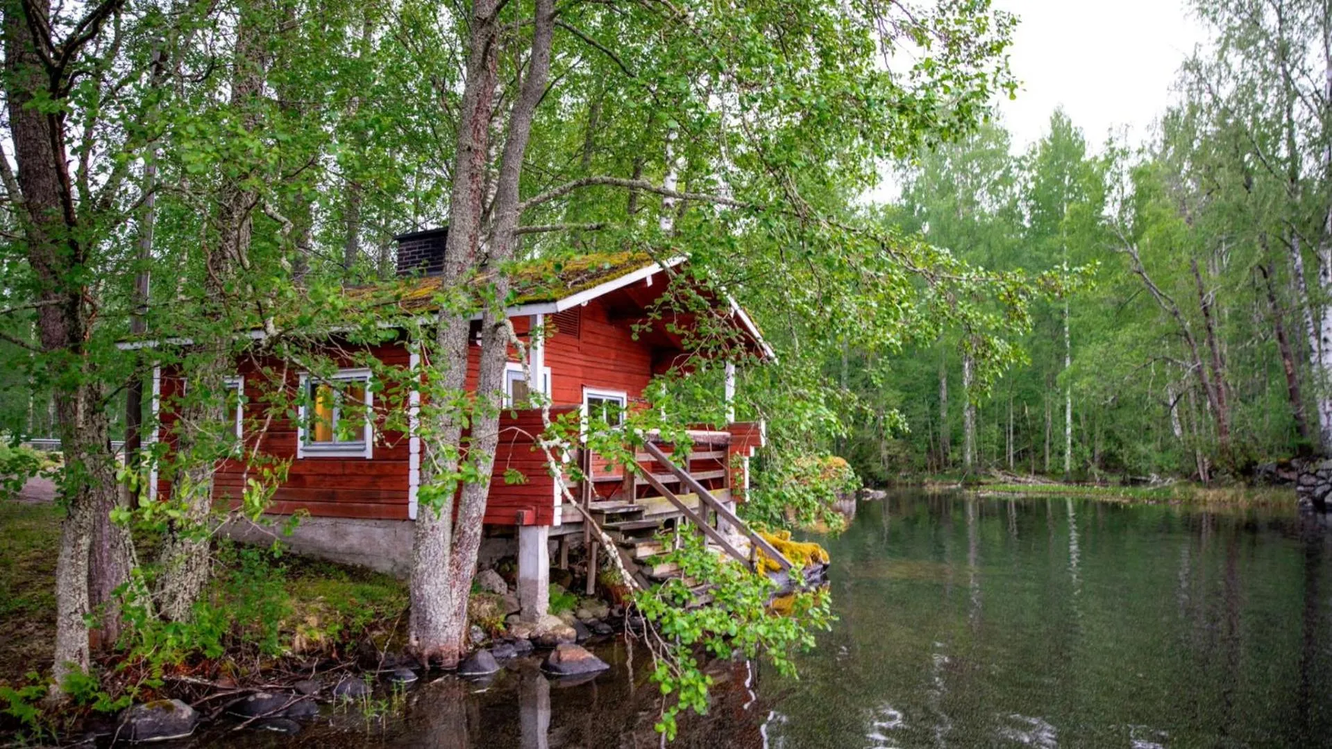 Sauna in Sahanlahti Resort