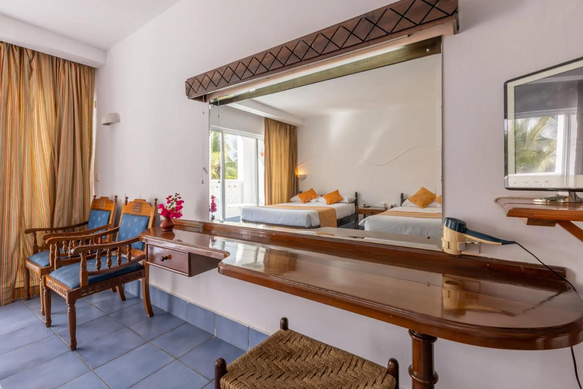 TV and multimedia, Bed in Sun N Sand Beach Resort