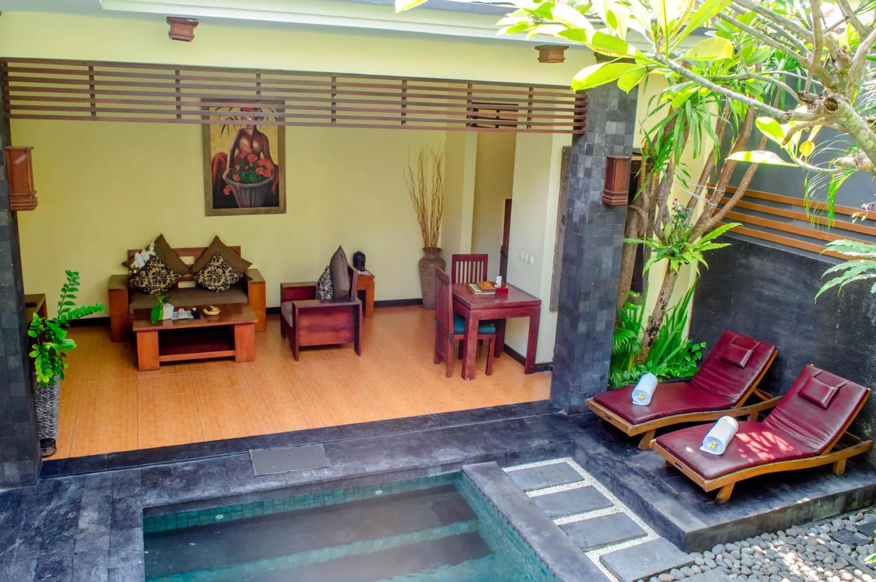 Living room in The Bali Dream Villa Seminyak