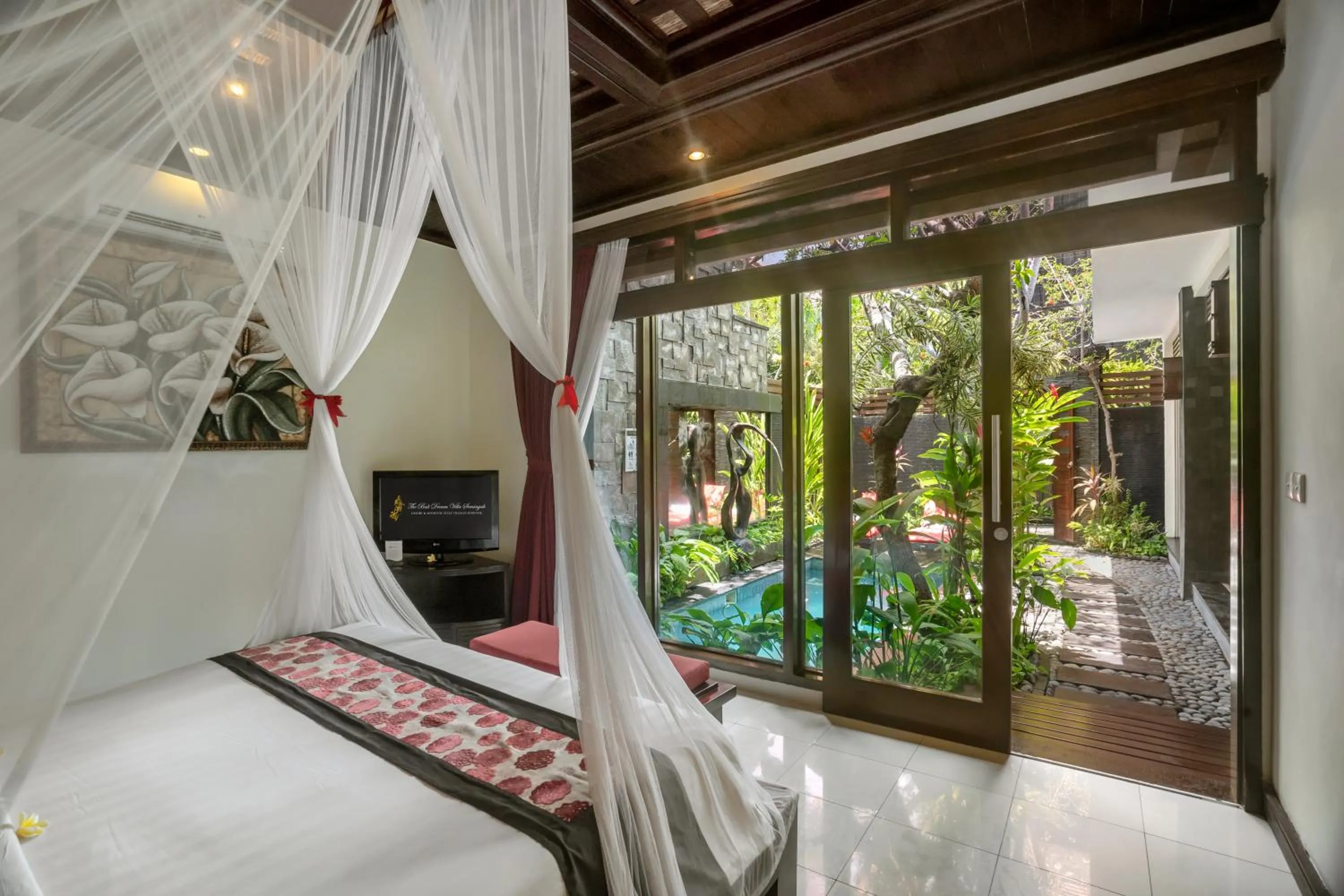 Bed in The Bali Dream Villa Seminyak