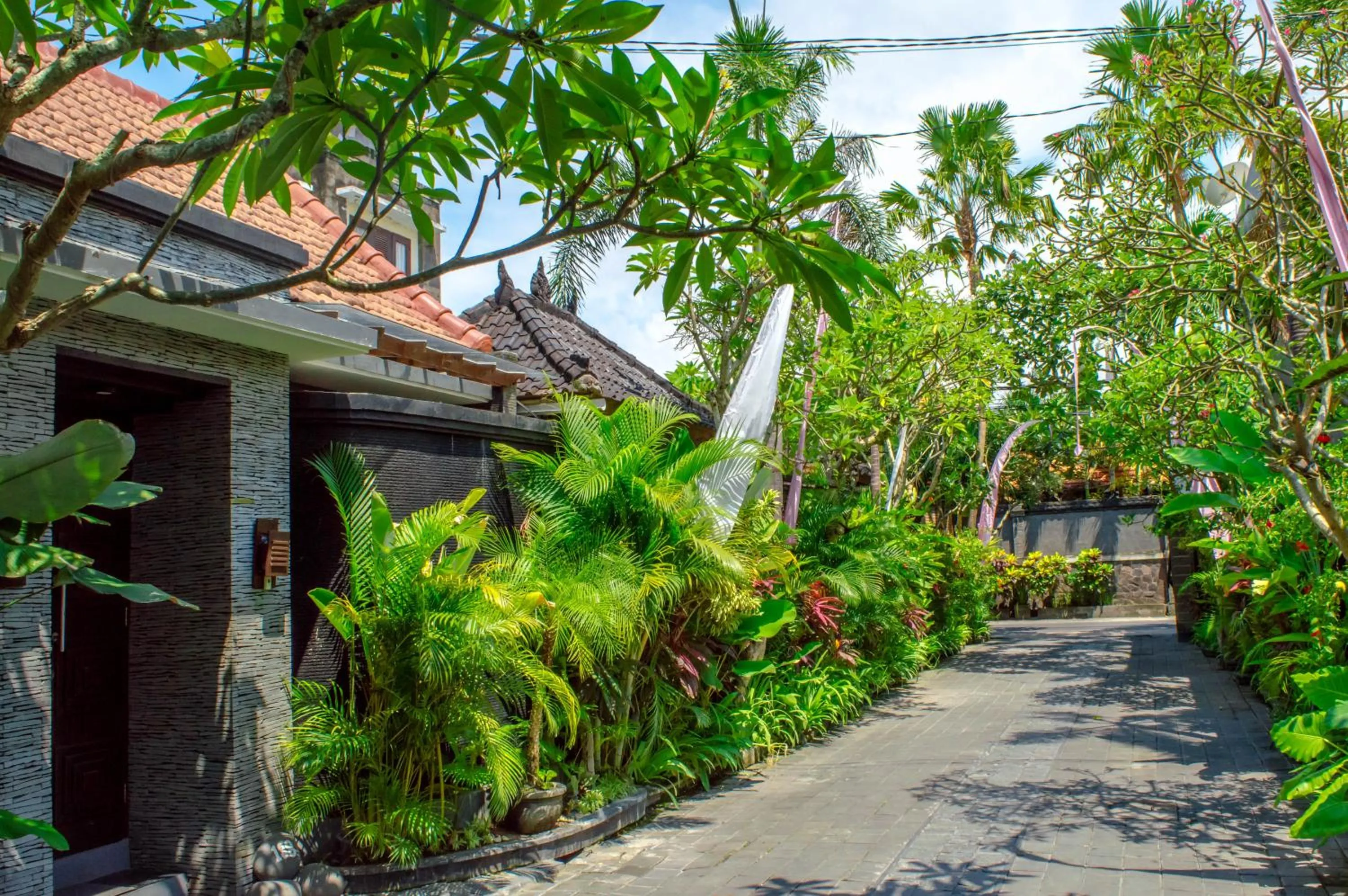 Garden view in The Bali Dream Villa Seminyak