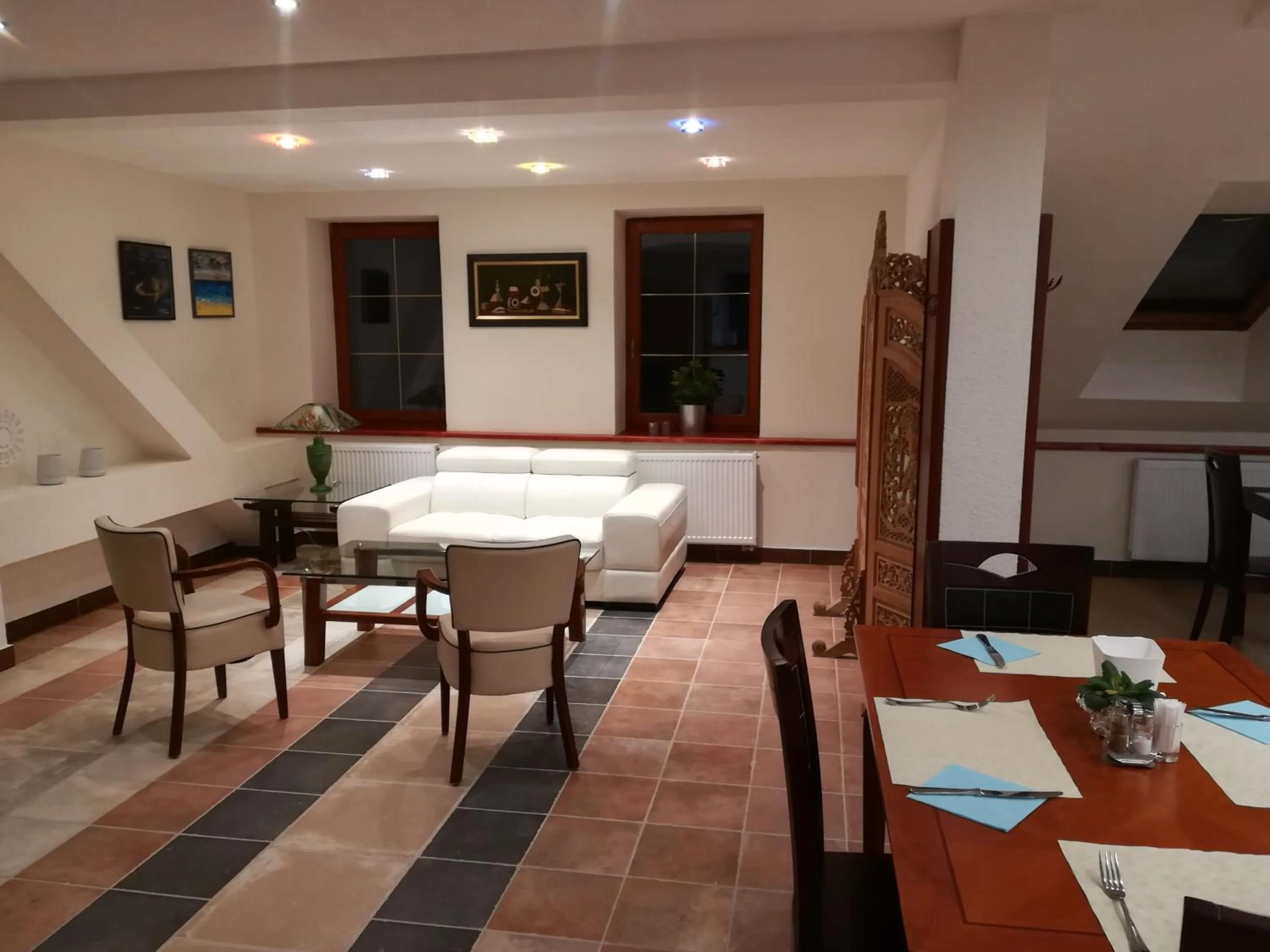 Buffet breakfast in Hotel na Kafkové