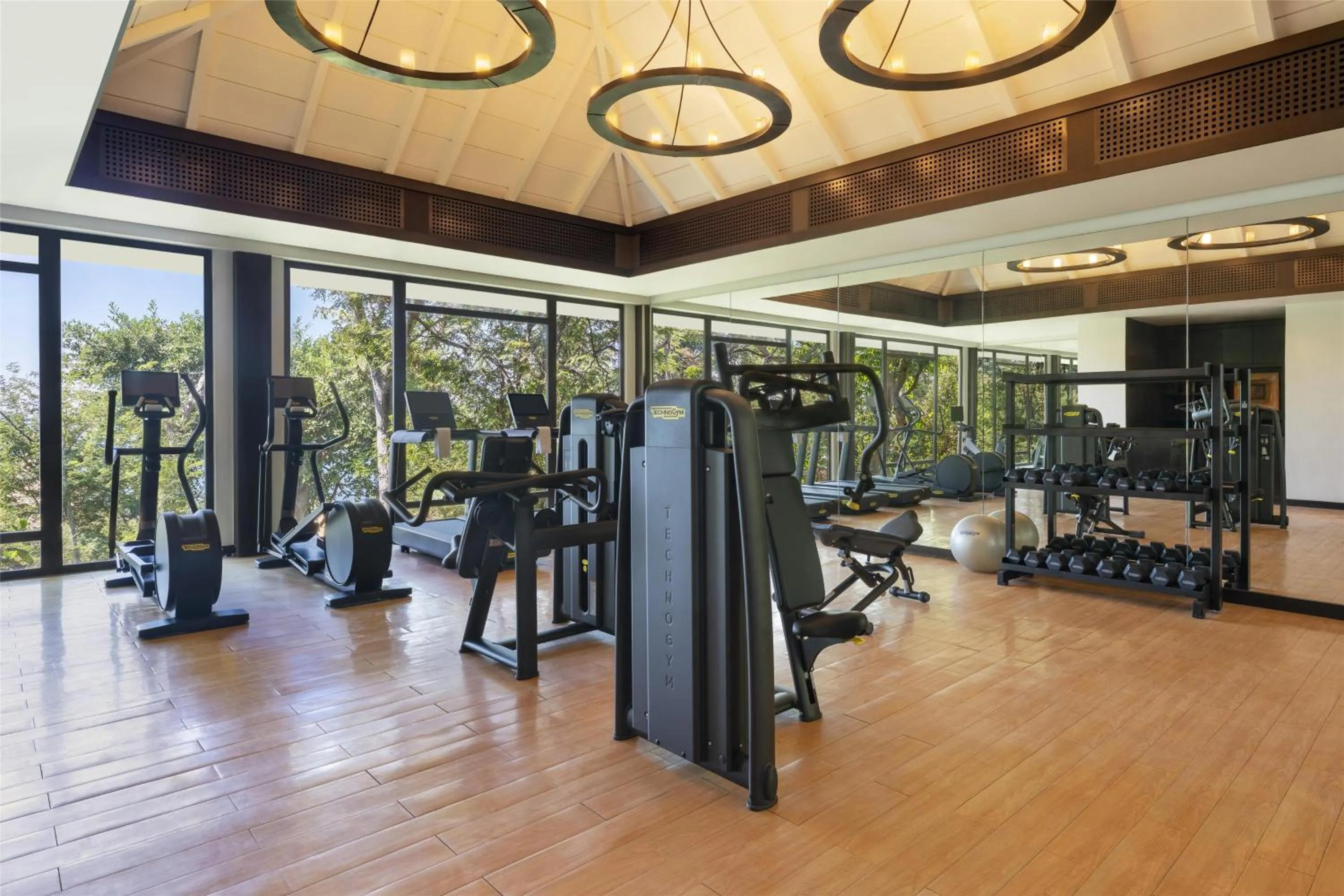 Fitness centre/facilities in Banyan Tree Cabo Marques