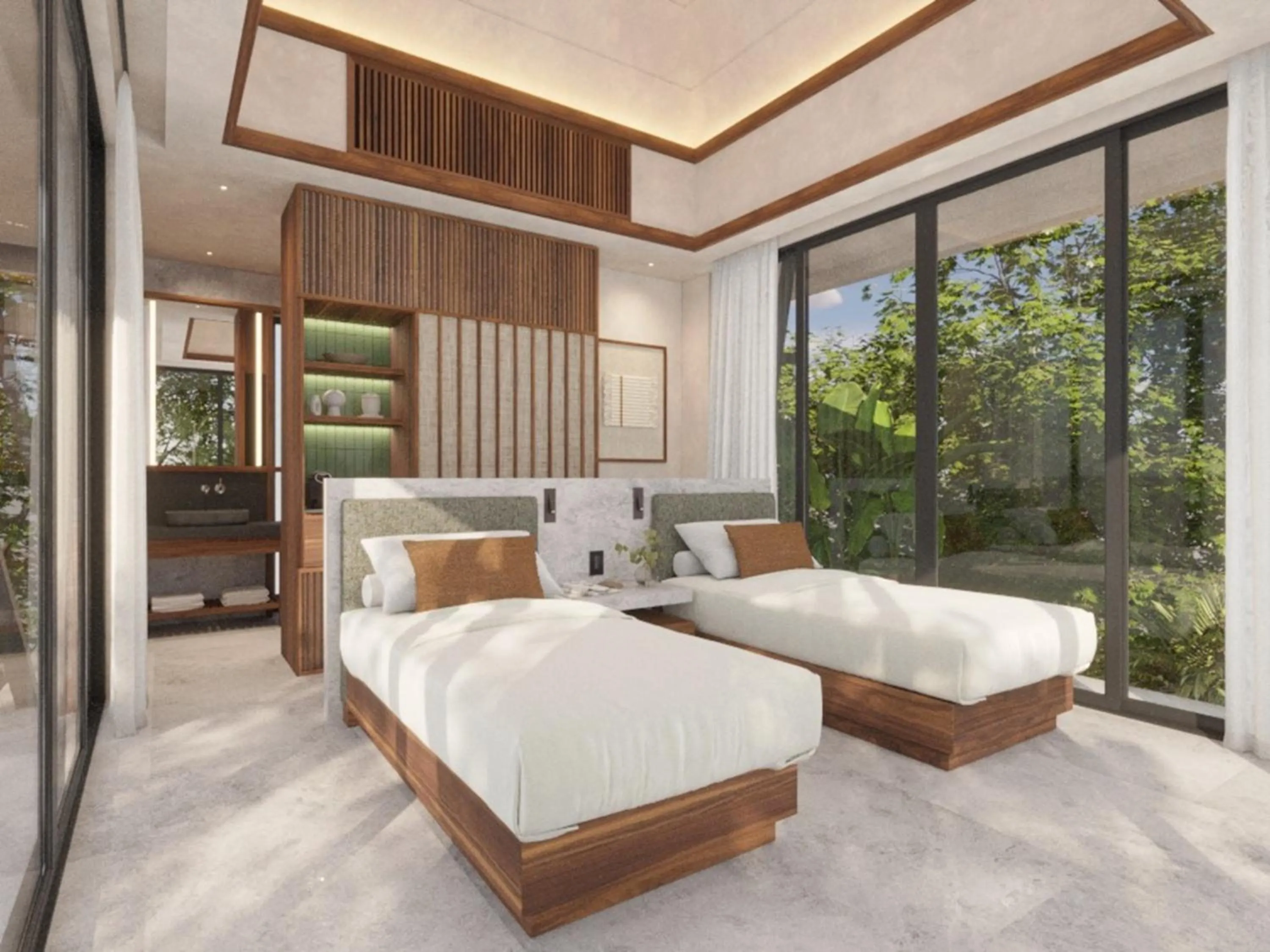 Bed in Banyan Tree Cabo Marques