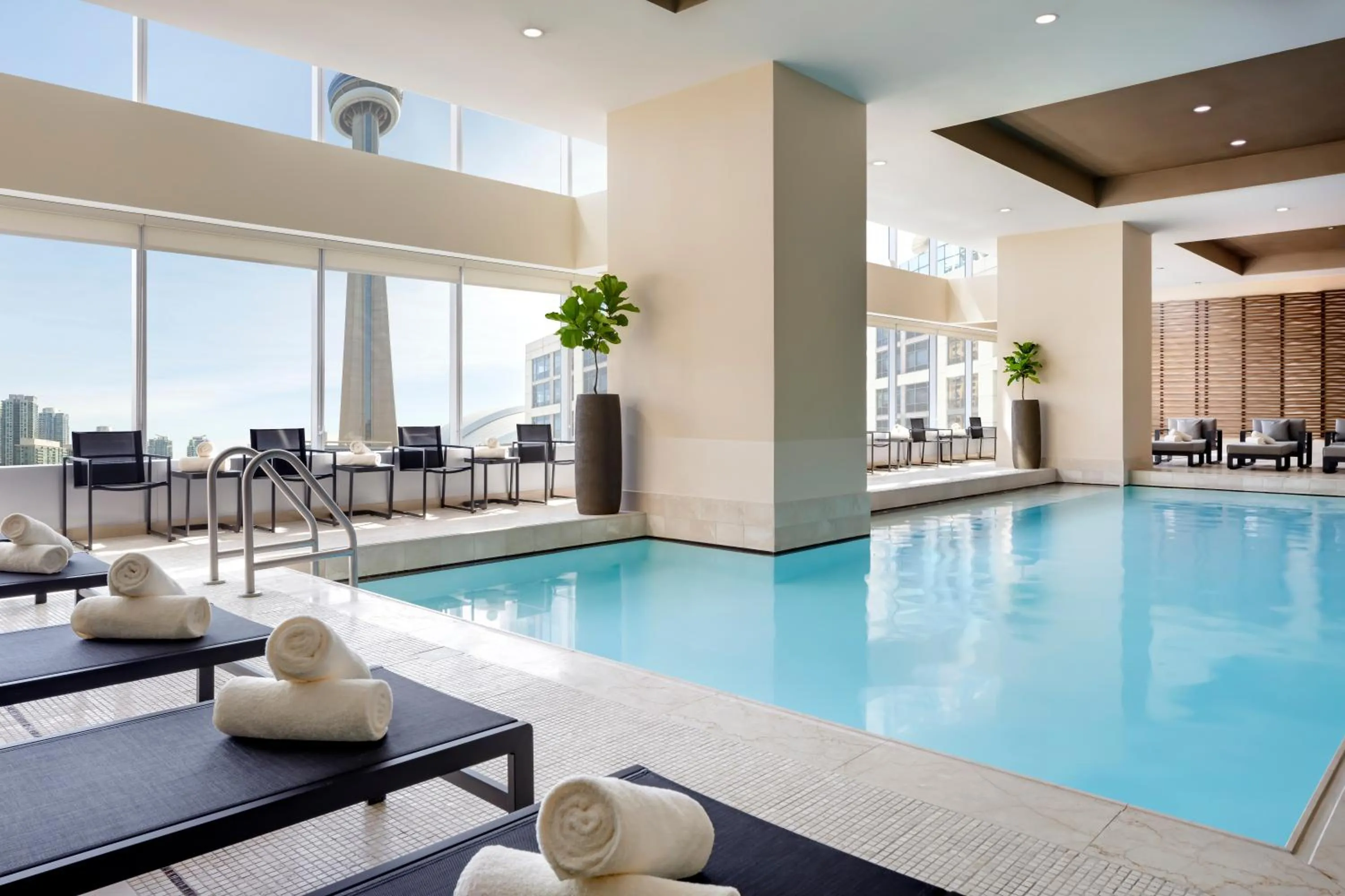 Swimming pool in The Ritz-Carlton, Toronto