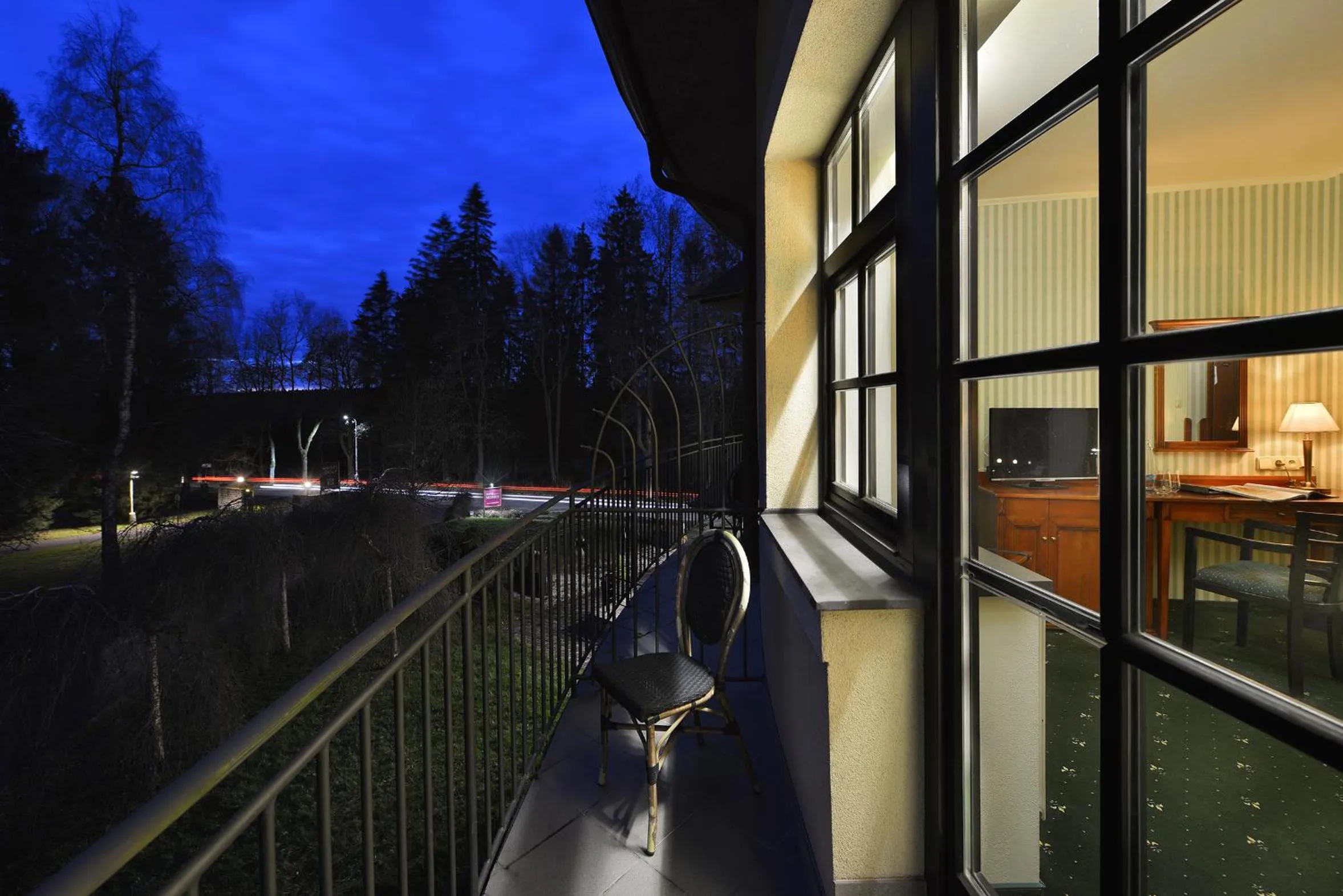 Patio in Wellness Golf Hotel Morris