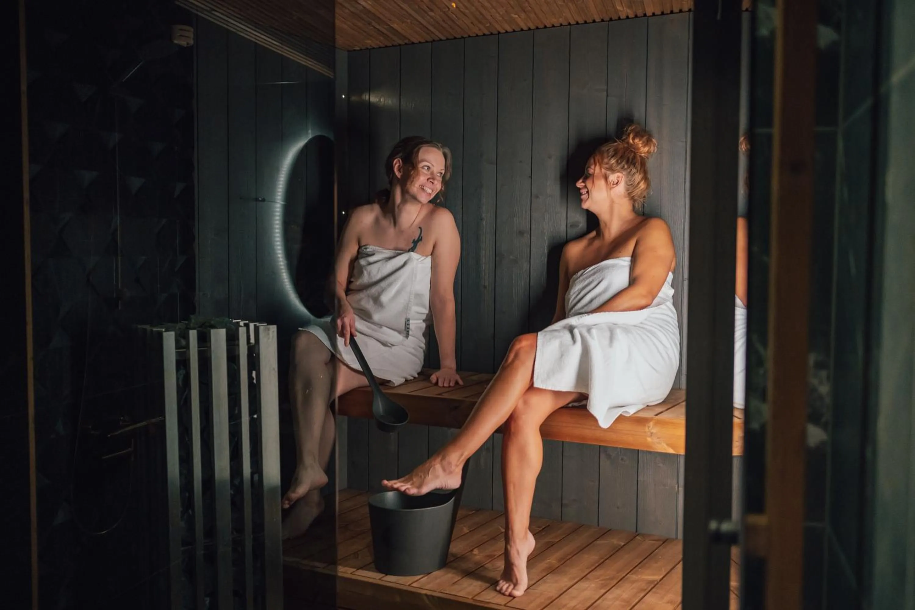 Sauna in Tahko Spa Hotel