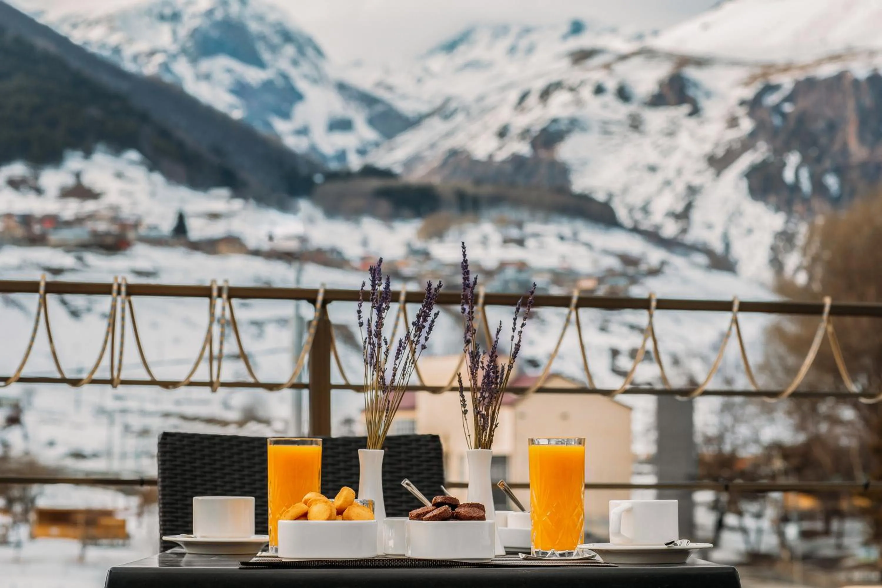 Balcony/Terrace in Porta Caucasia Kazbegi