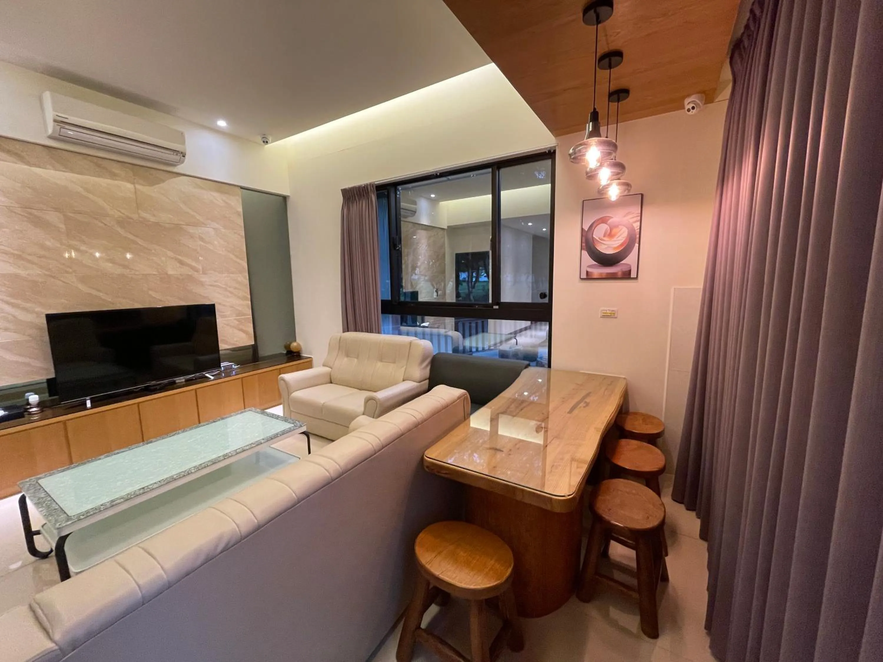 Living room in Cherry Inn