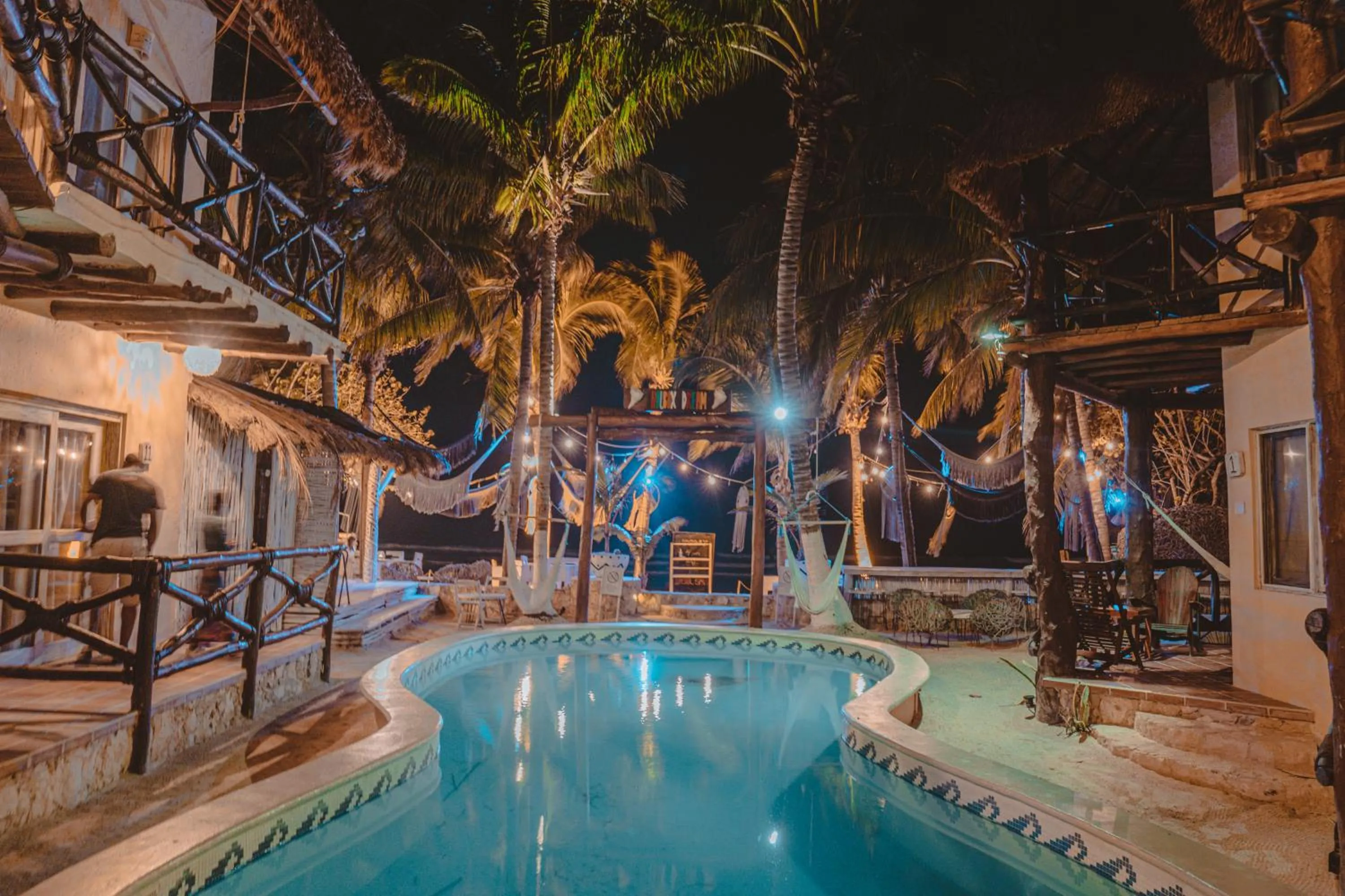 Swimming pool in Holbox Dream Beachfront Hotel