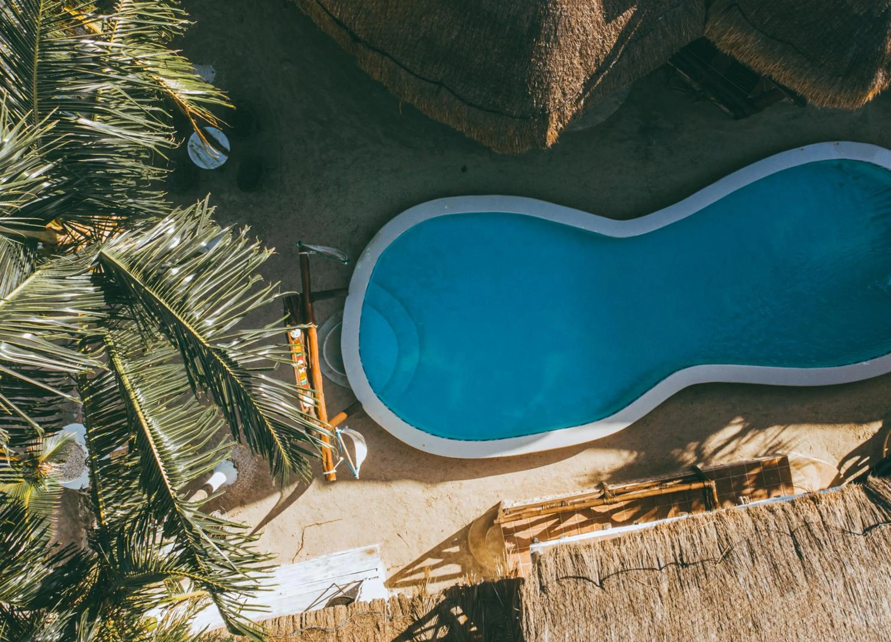 Swimming pool in Holbox Dream Beachfront Hotel