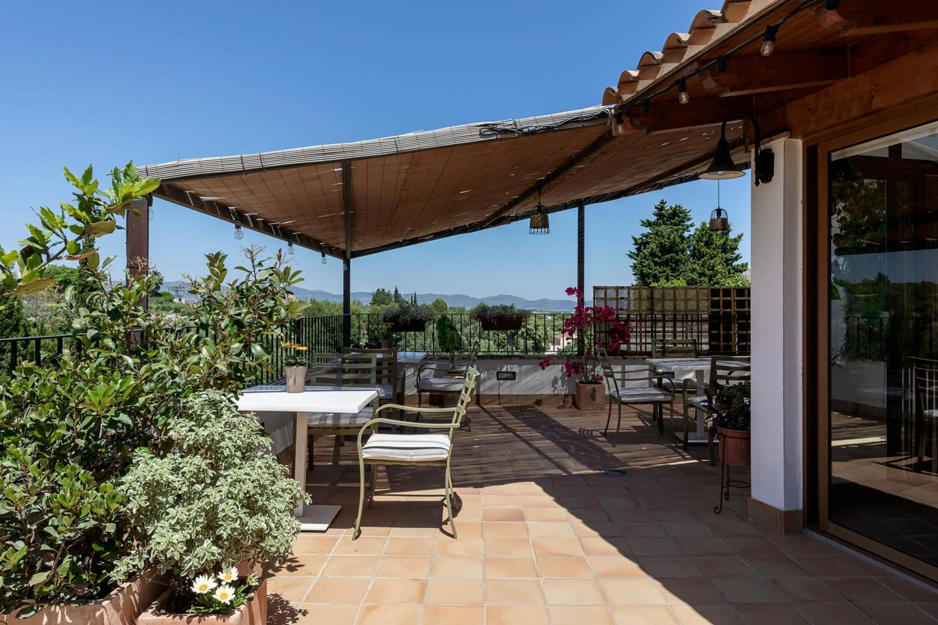 Balcony/Terrace in Hotel La Sitja - Adults only
