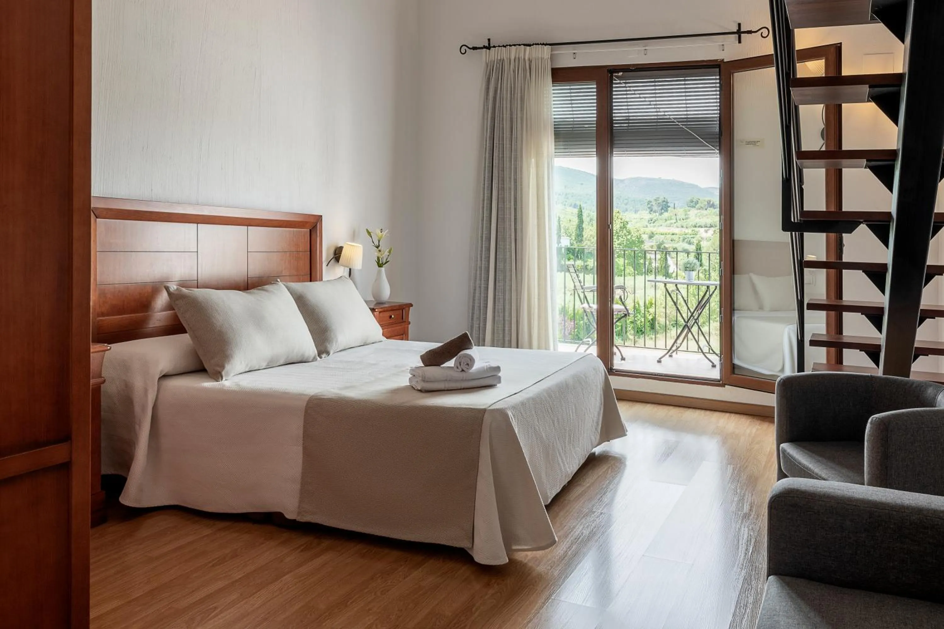 Bed in Hotel La Sitja - Adults only