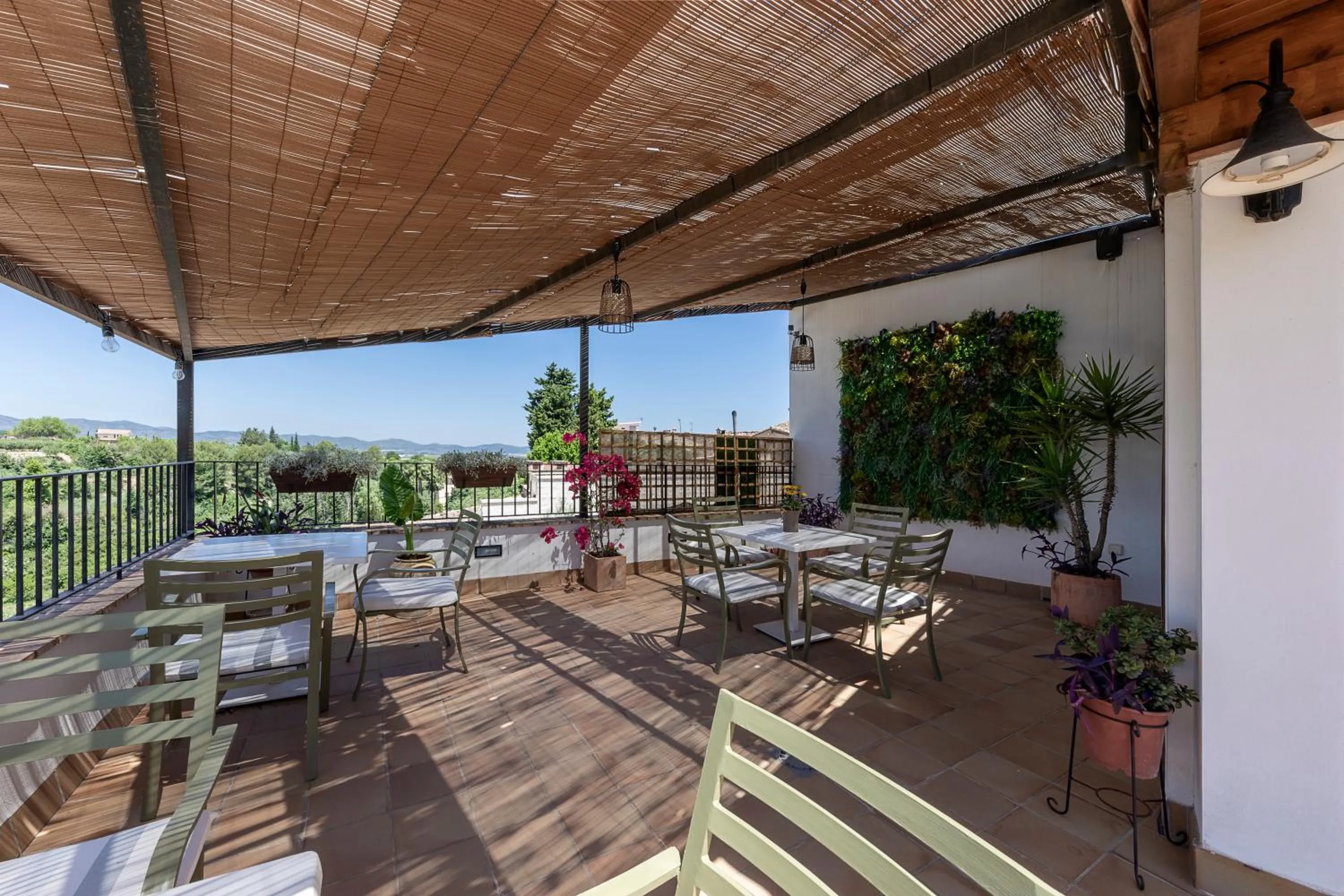 Balcony/Terrace in Hotel La Sitja - Adults only