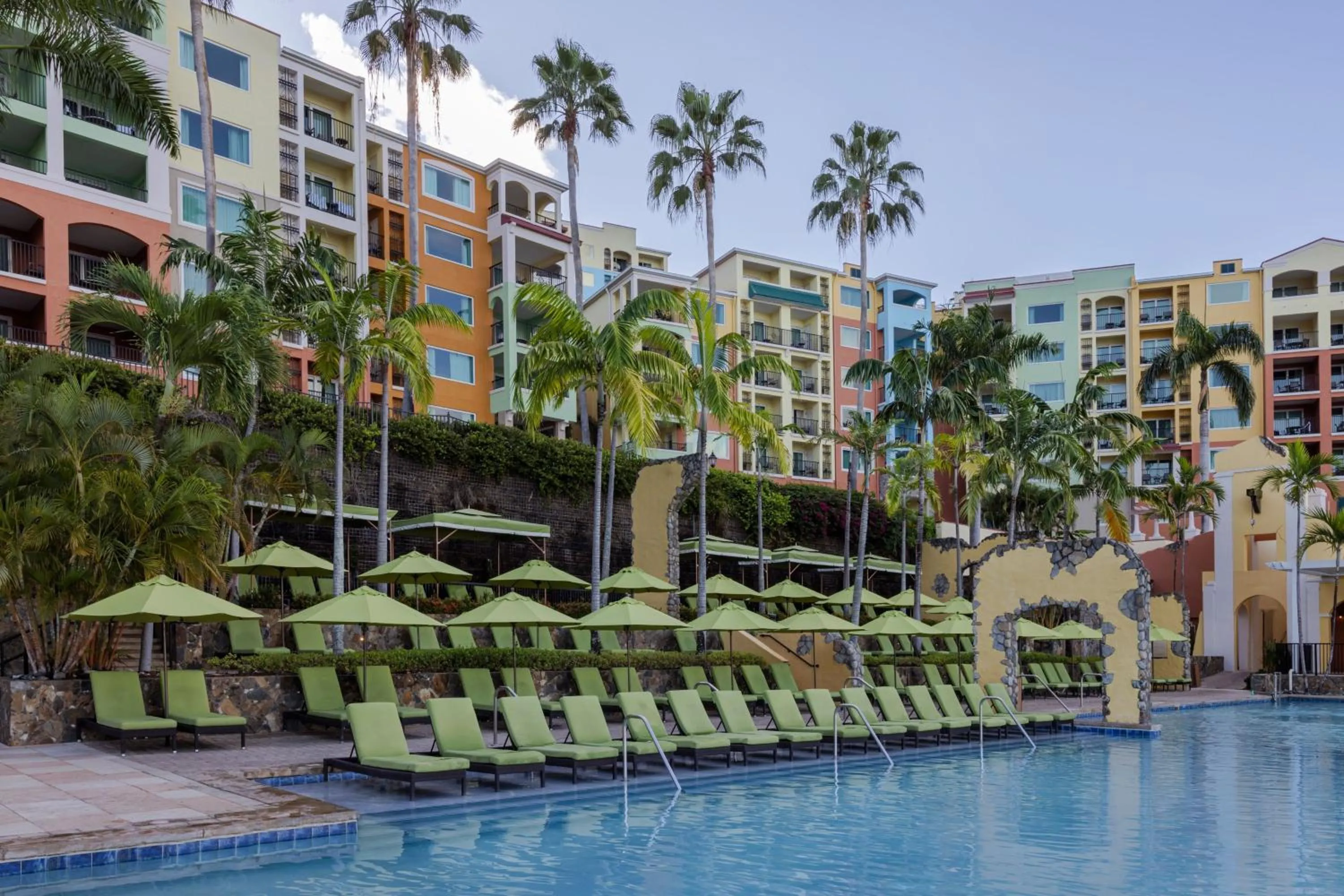 Swimming pool in Marriott's Frenchman's Cove