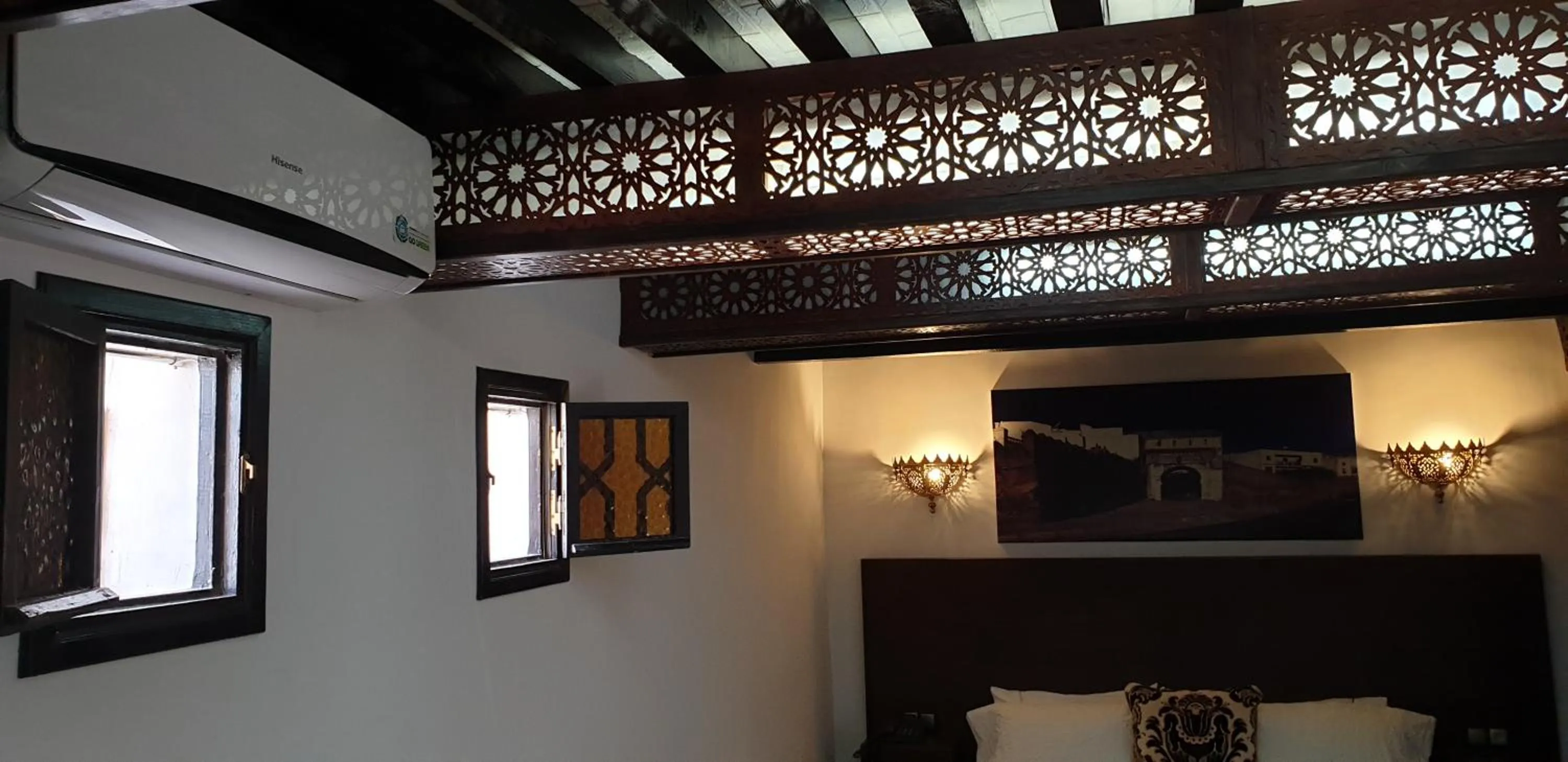 Bed in Riad EL Manantial,Dar Hajjaj,Patrimonio del SXIX