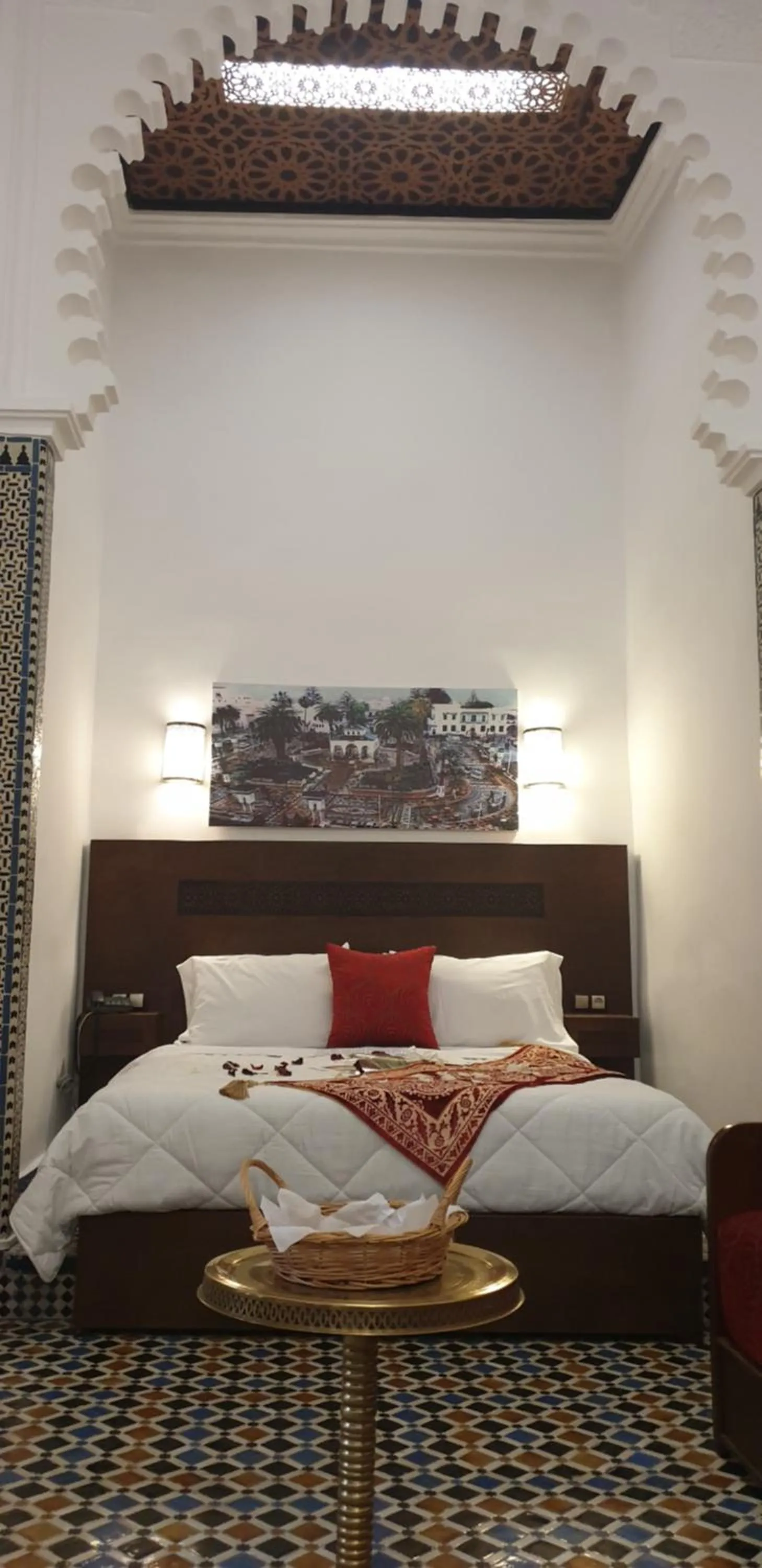 Bed in Riad EL Manantial,Dar Hajjaj,Patrimonio del SXIX