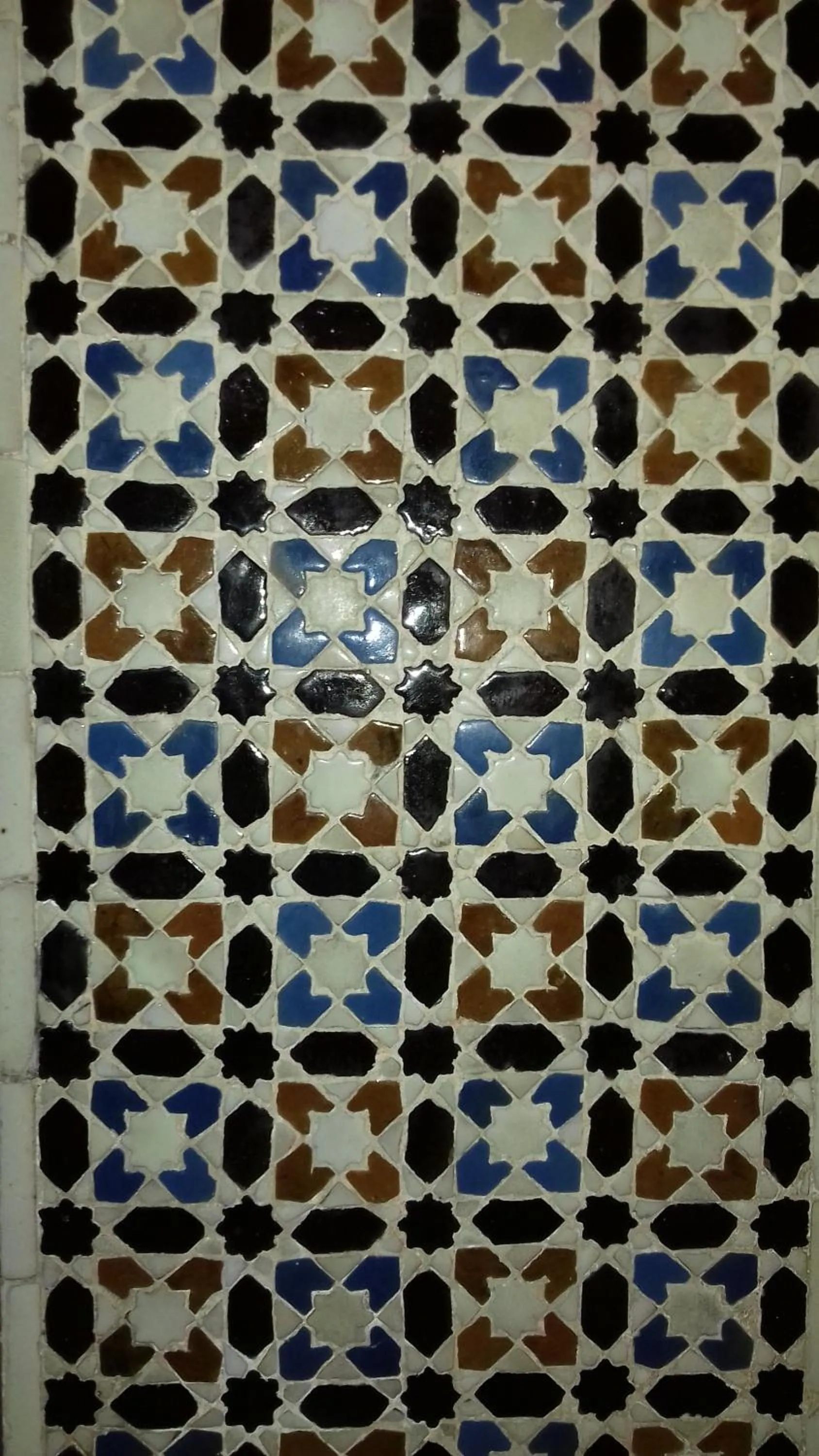 Decorative detail in Riad EL Manantial,Dar Hajjaj,Patrimonio del SXIX
