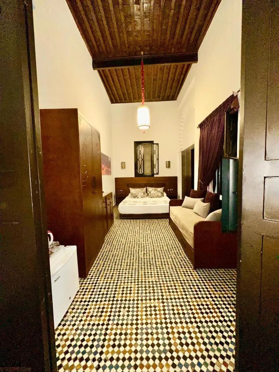 Bed in Riad EL Manantial,Dar Hajjaj,Patrimonio del SXIX