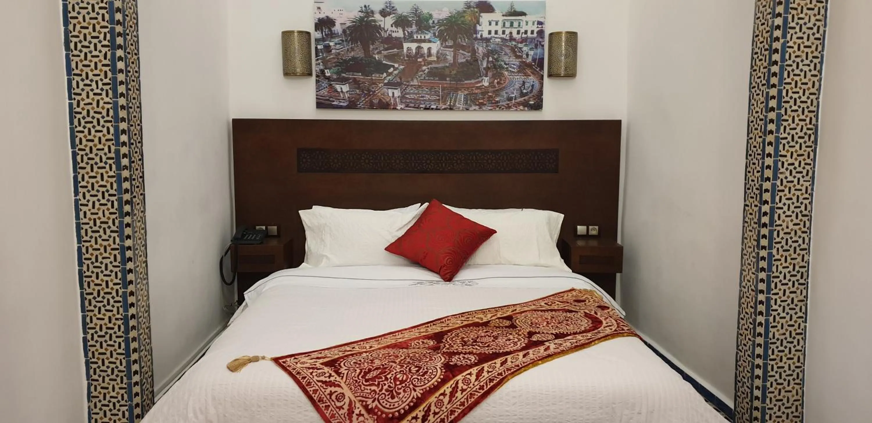 Bed in Riad EL Manantial,Dar Hajjaj,Patrimonio del SXIX