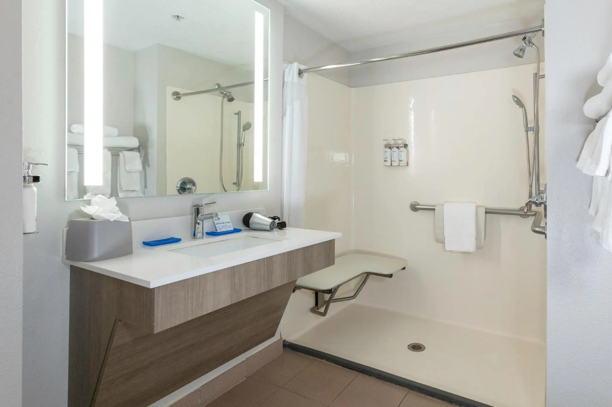 Bathroom in Holiday Inn Express Hotel & Suites Jacksonville Airport by IHG