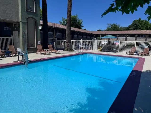 Swimming pool in Travelodge by Wyndham Redding CA