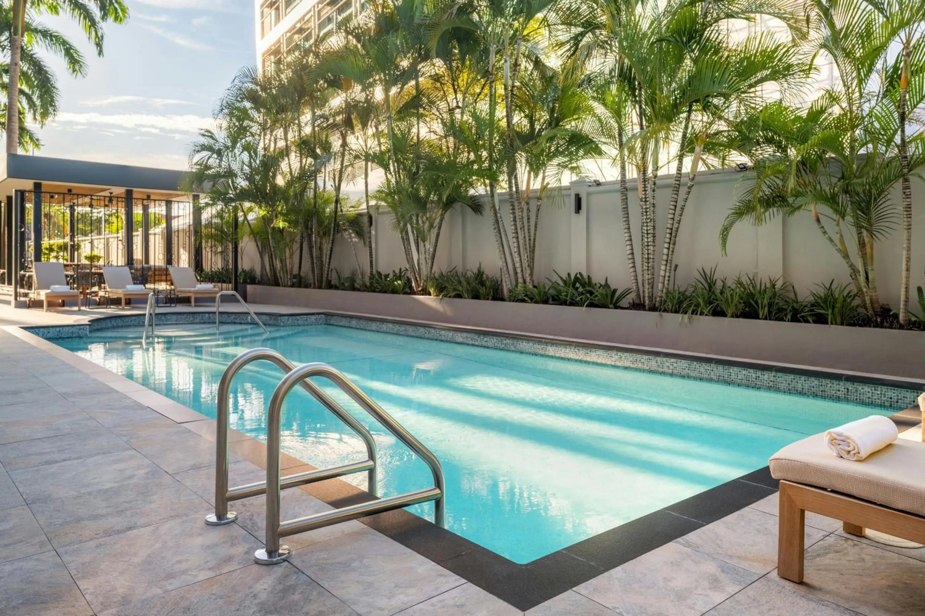 Swimming pool in Courtyard by Marriott Port of Spain