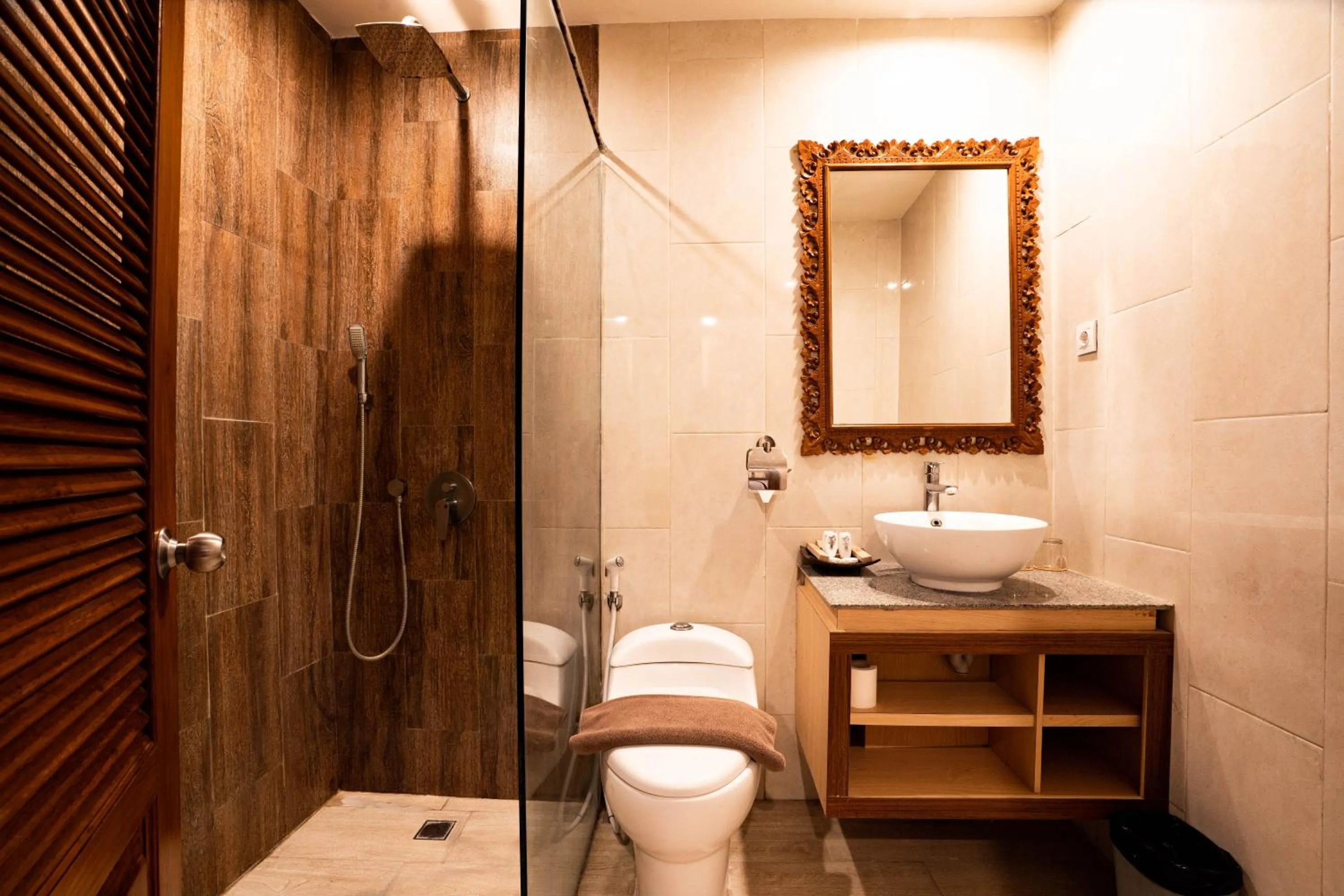 Shower in Wina Holiday Villa Kuta Bali