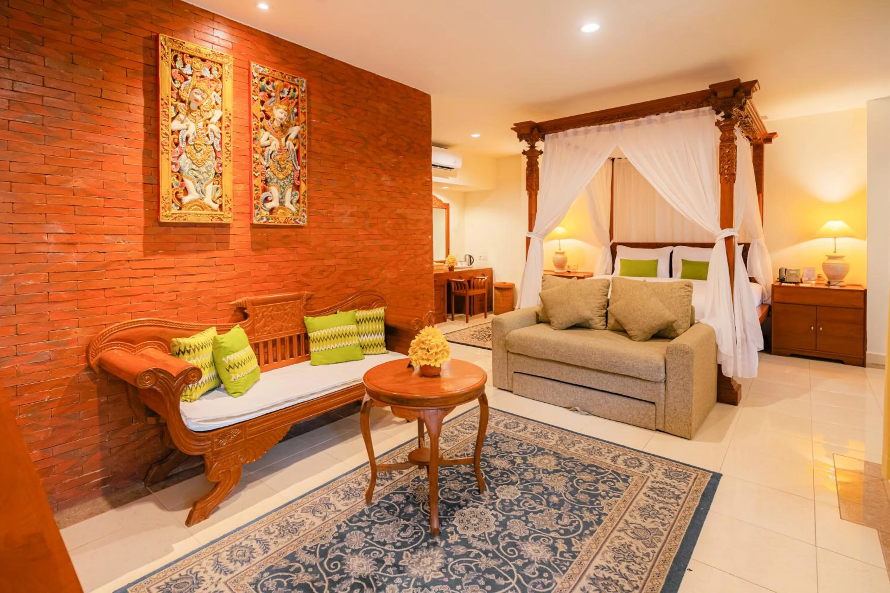 Bed in Wina Holiday Villa Kuta Bali