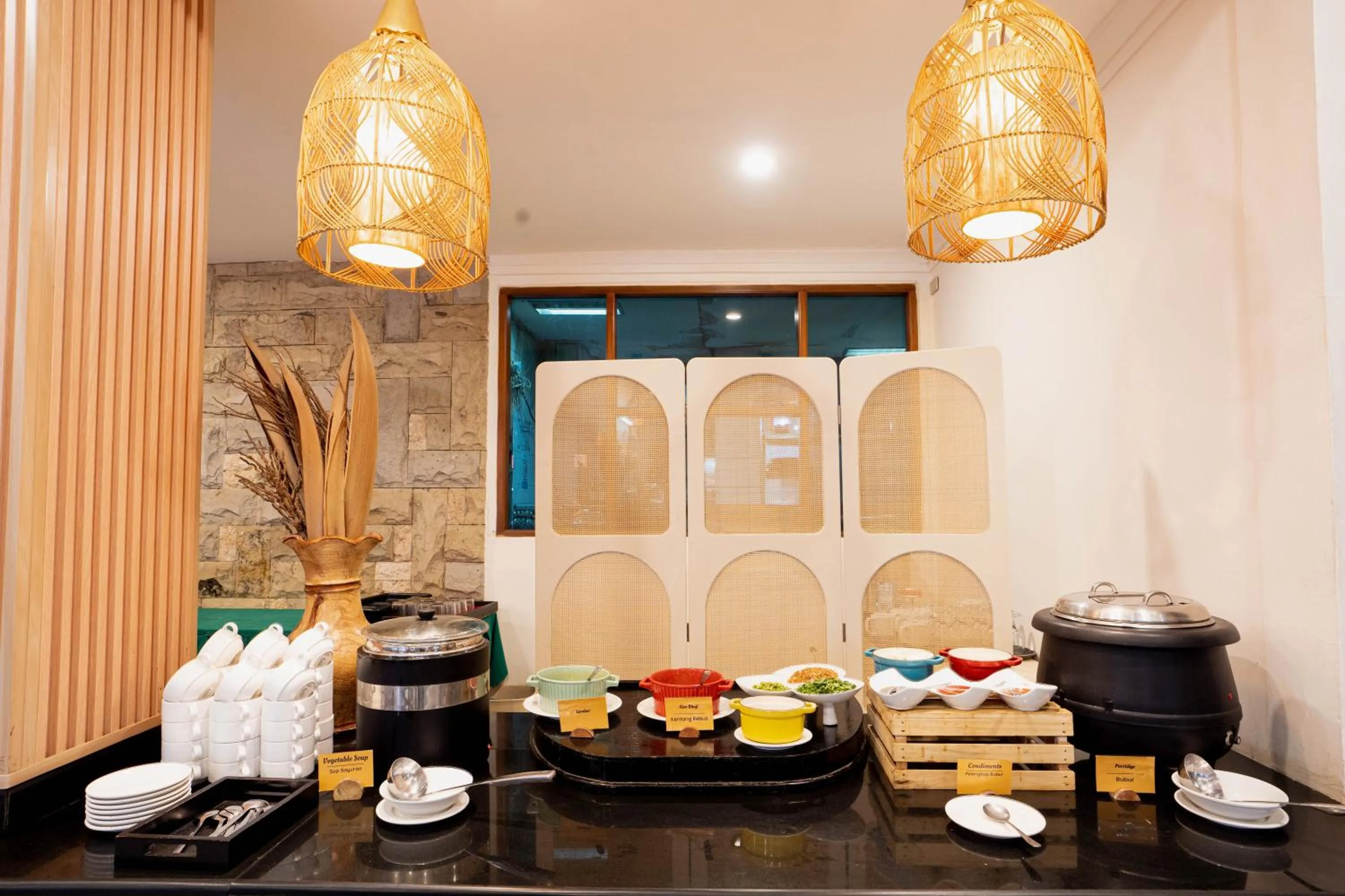 Food and drinks in Wina Holiday Villa Kuta Bali