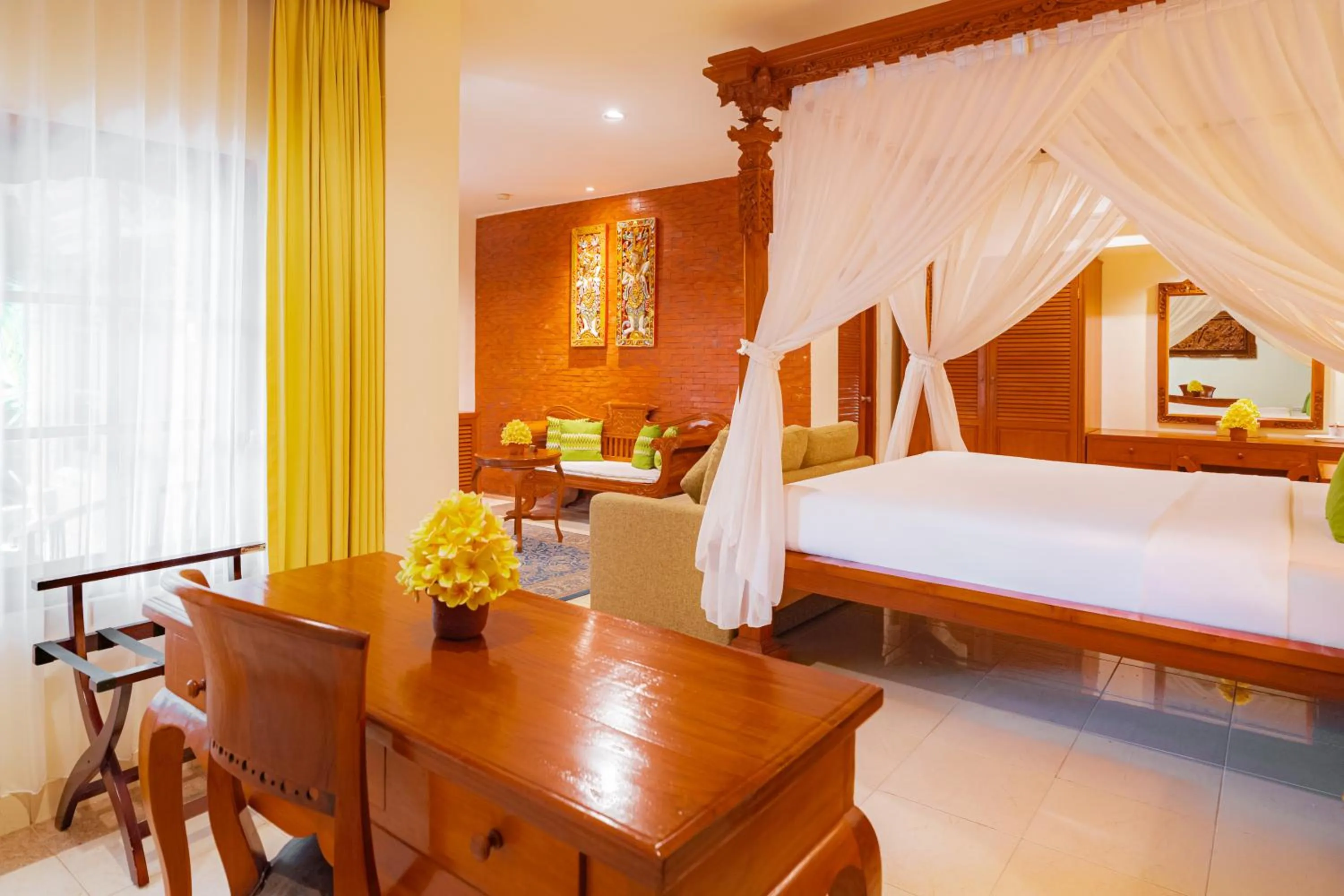 Bed in Wina Holiday Villa Kuta Bali