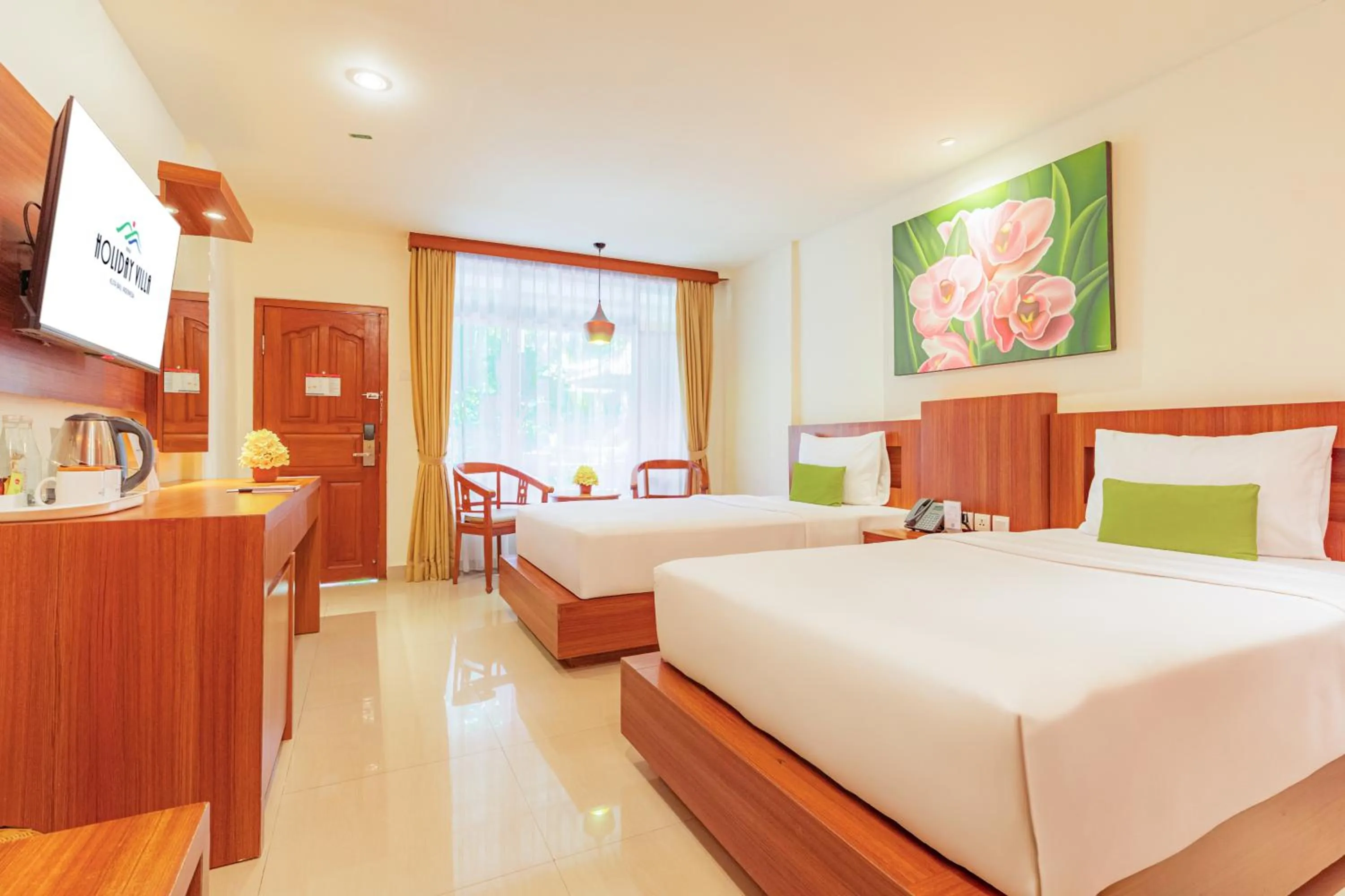Bed in Wina Holiday Villa Kuta Bali