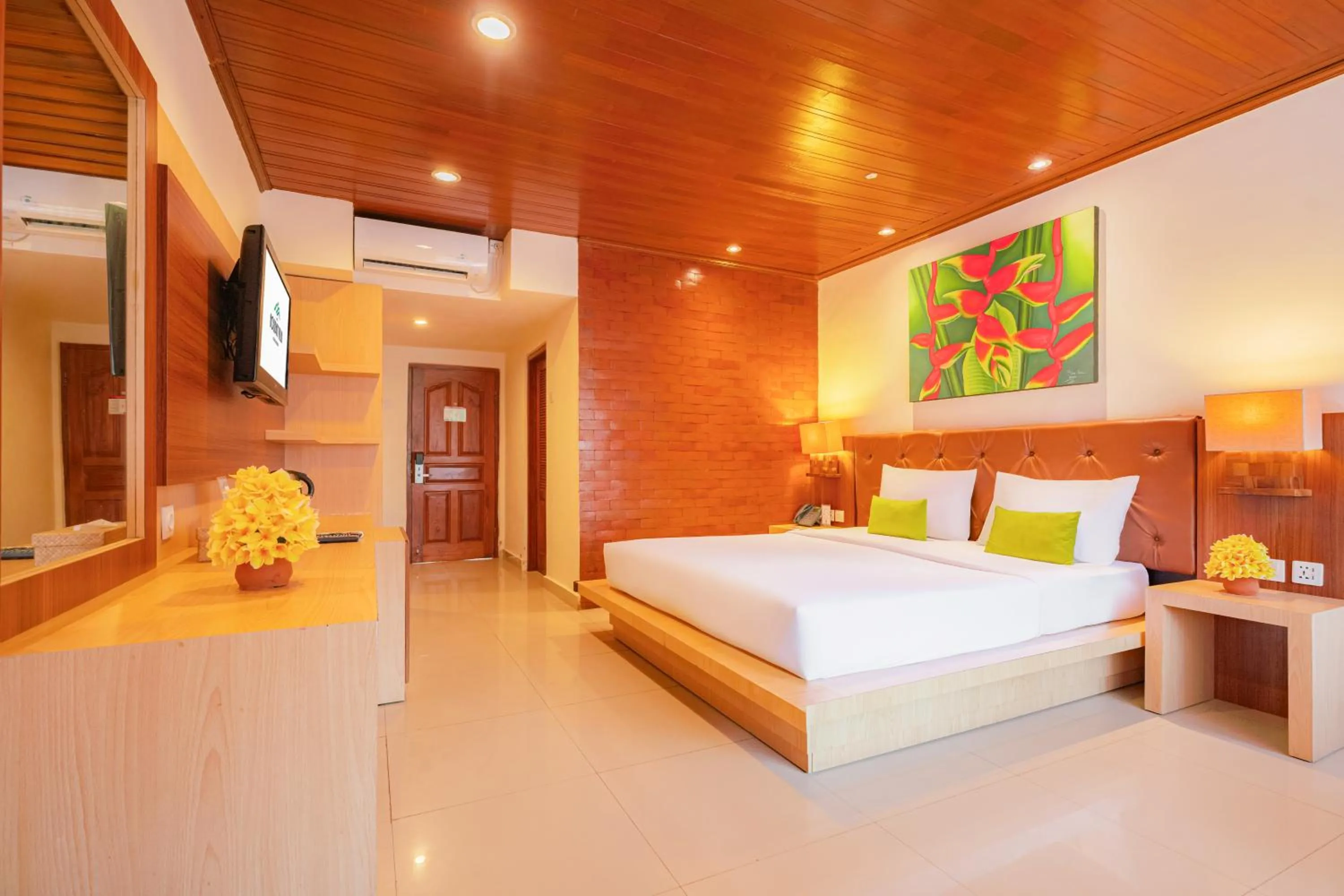 Bed in Wina Holiday Villa Kuta Bali