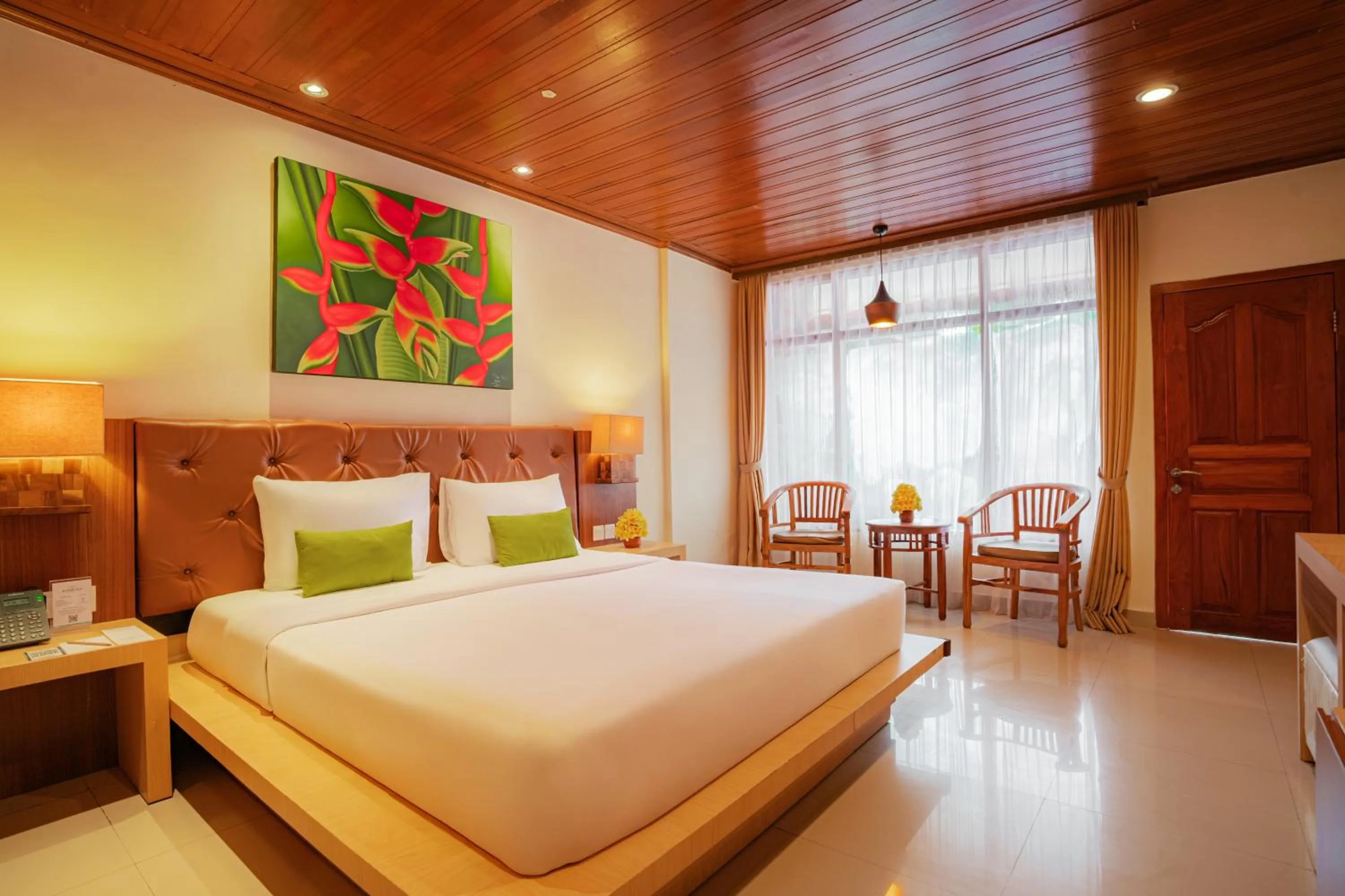 Bed in Wina Holiday Villa Kuta Bali