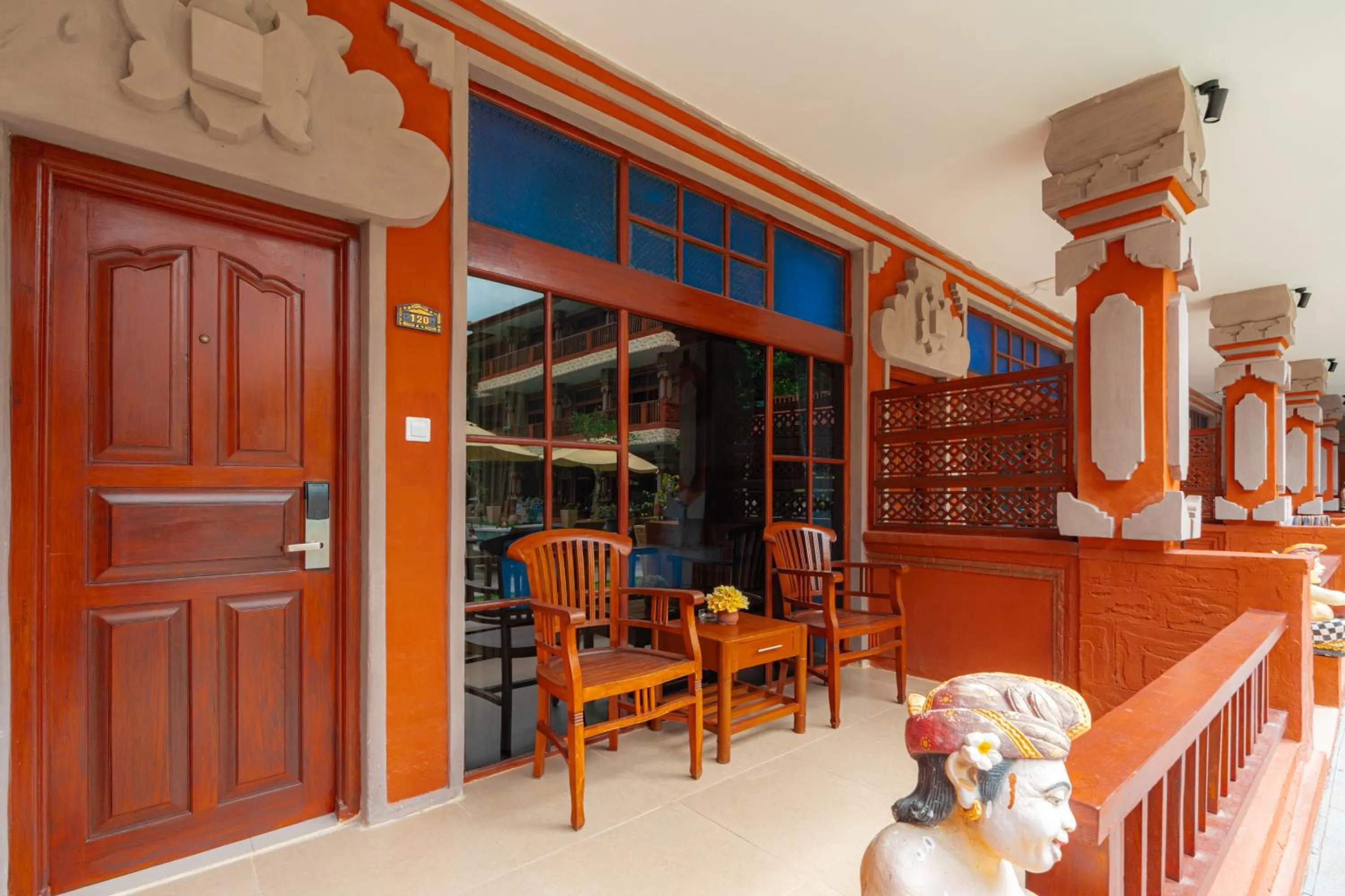 Balcony/Terrace in Wina Holiday Villa Kuta Bali