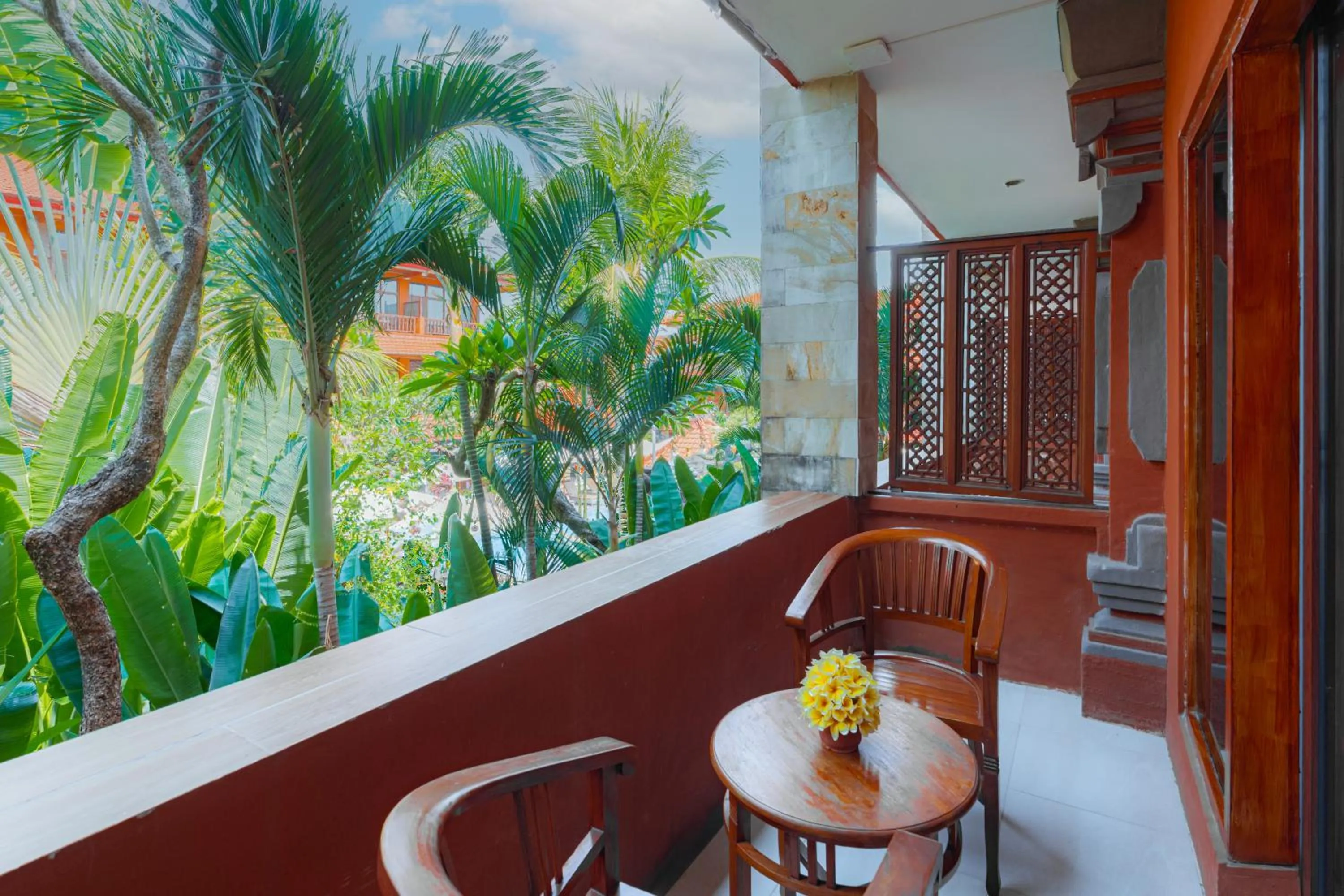 Balcony/Terrace in Wina Holiday Villa Kuta Bali