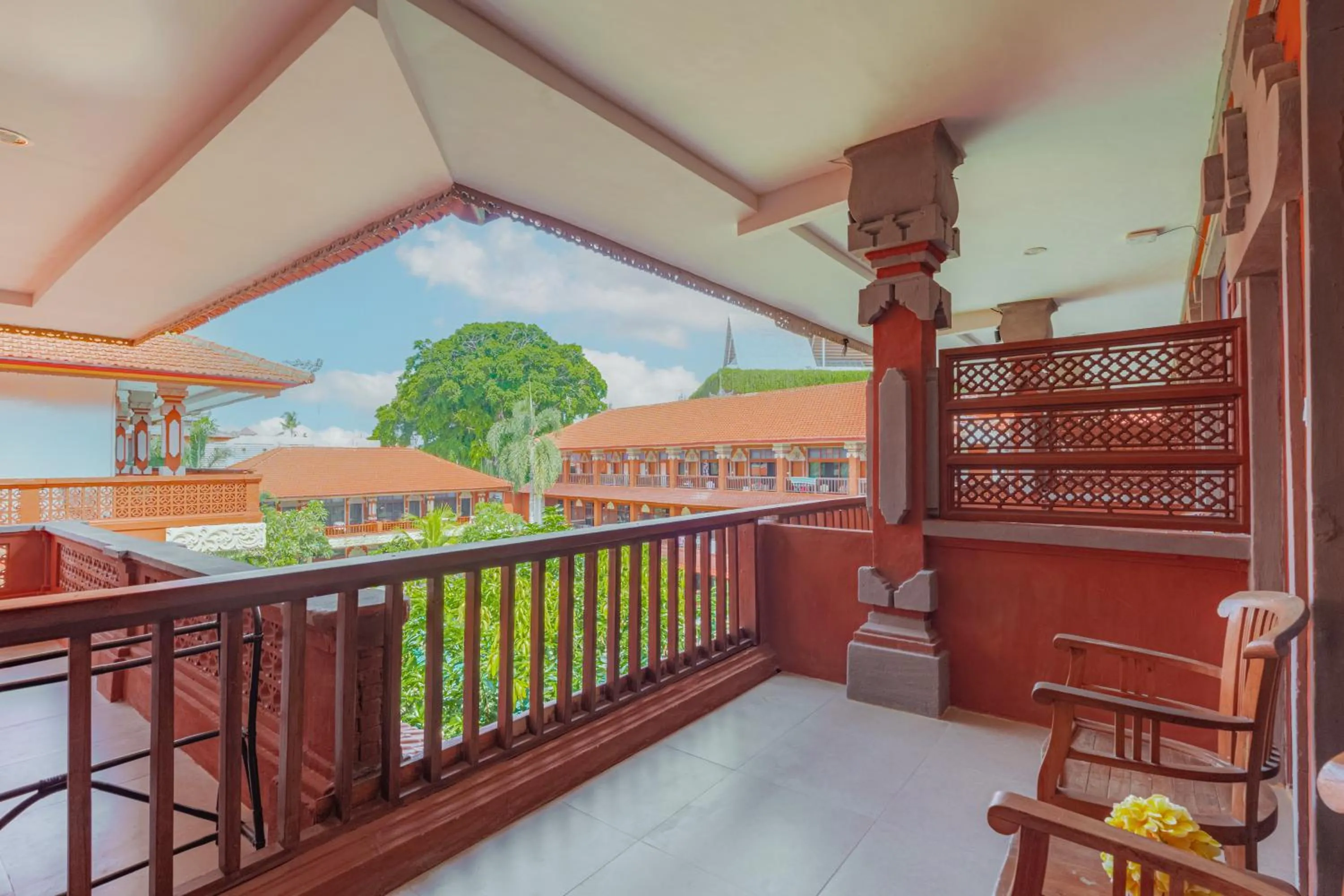 Balcony/Terrace in Wina Holiday Villa Kuta Bali