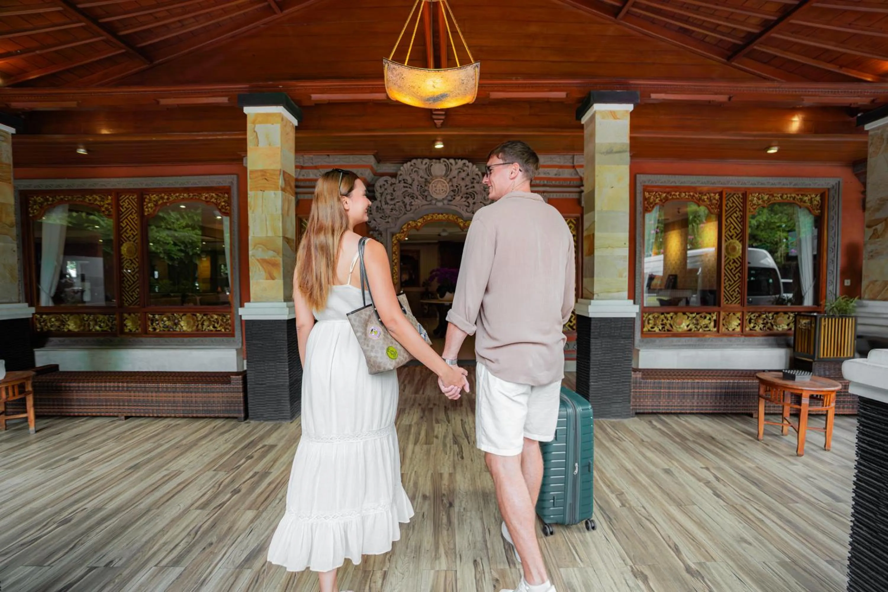 Lobby or reception in Wina Holiday Villa Kuta Bali