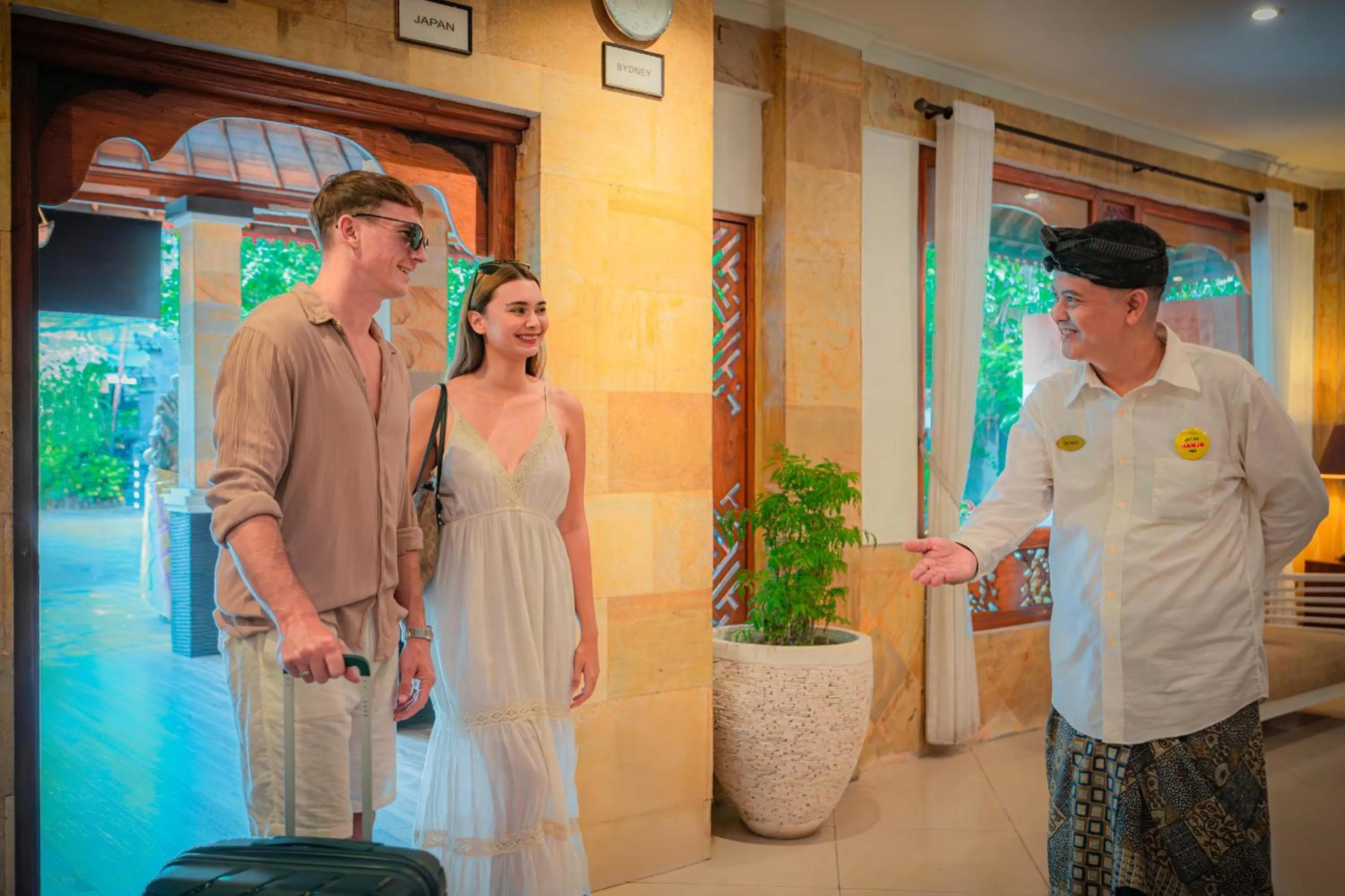 Lobby or reception in Wina Holiday Villa Kuta Bali