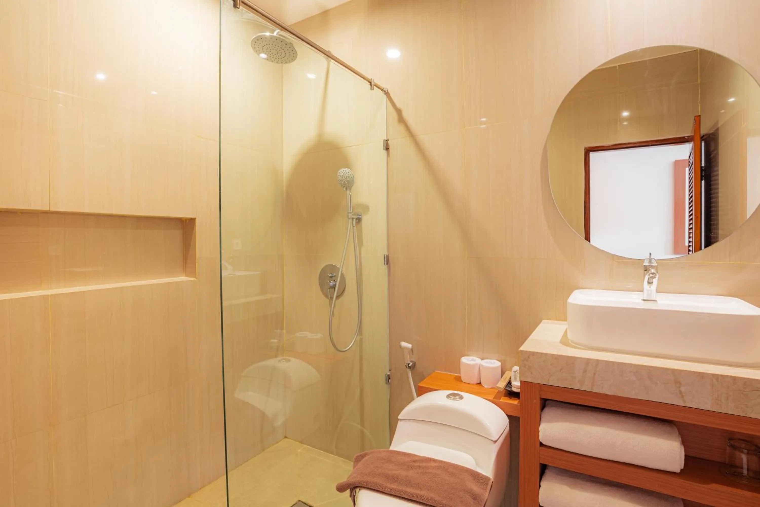 Shower in Wina Holiday Villa Kuta Bali