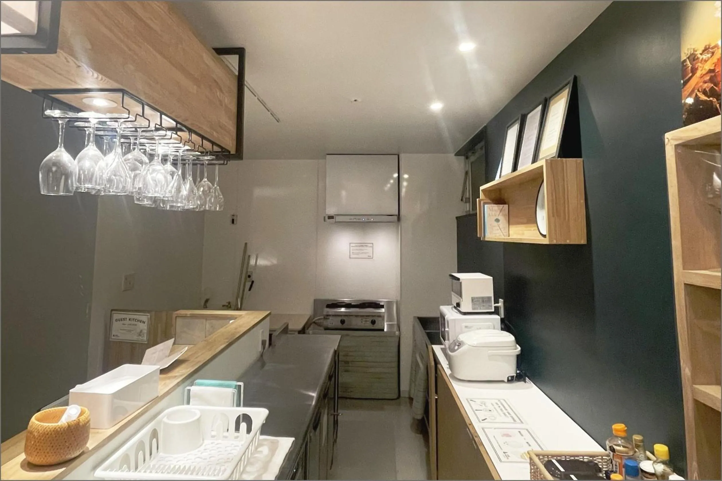 Communal kitchen in &AND HOSTEL AKIHABARA